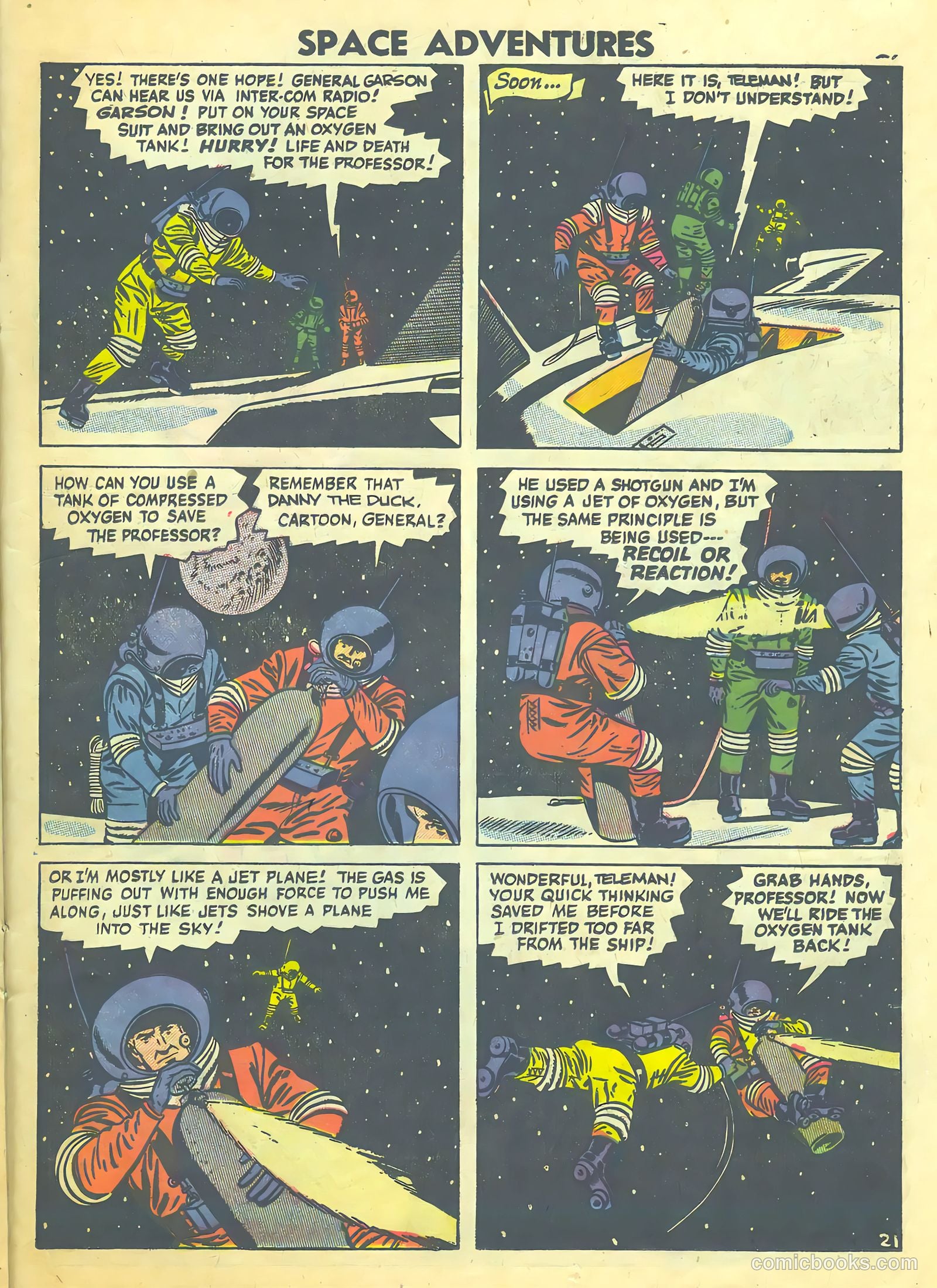 Space Adventures #23 (1958) — page 23 of 36