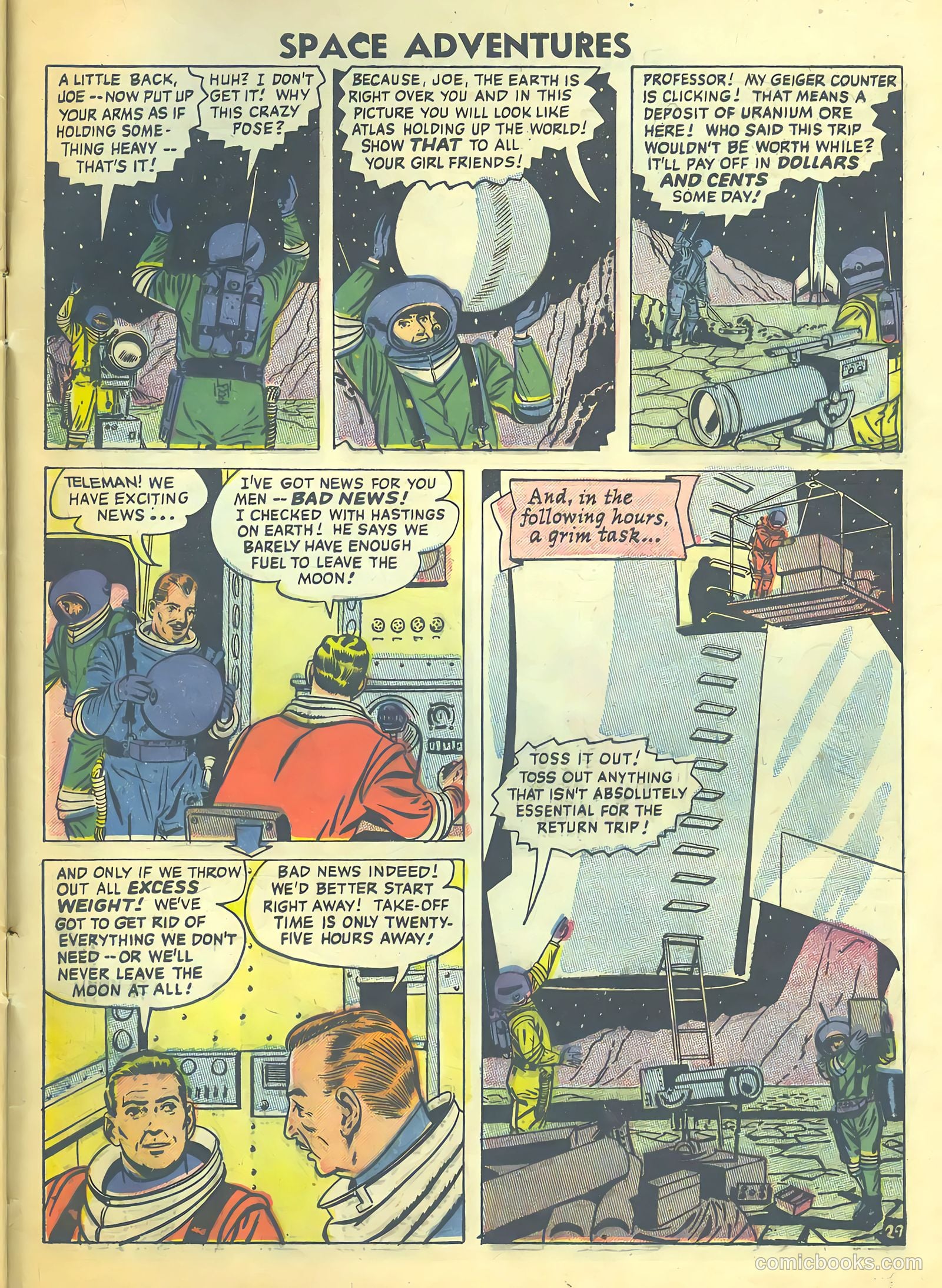 Space Adventures #23 (1958) — page 29 of 36