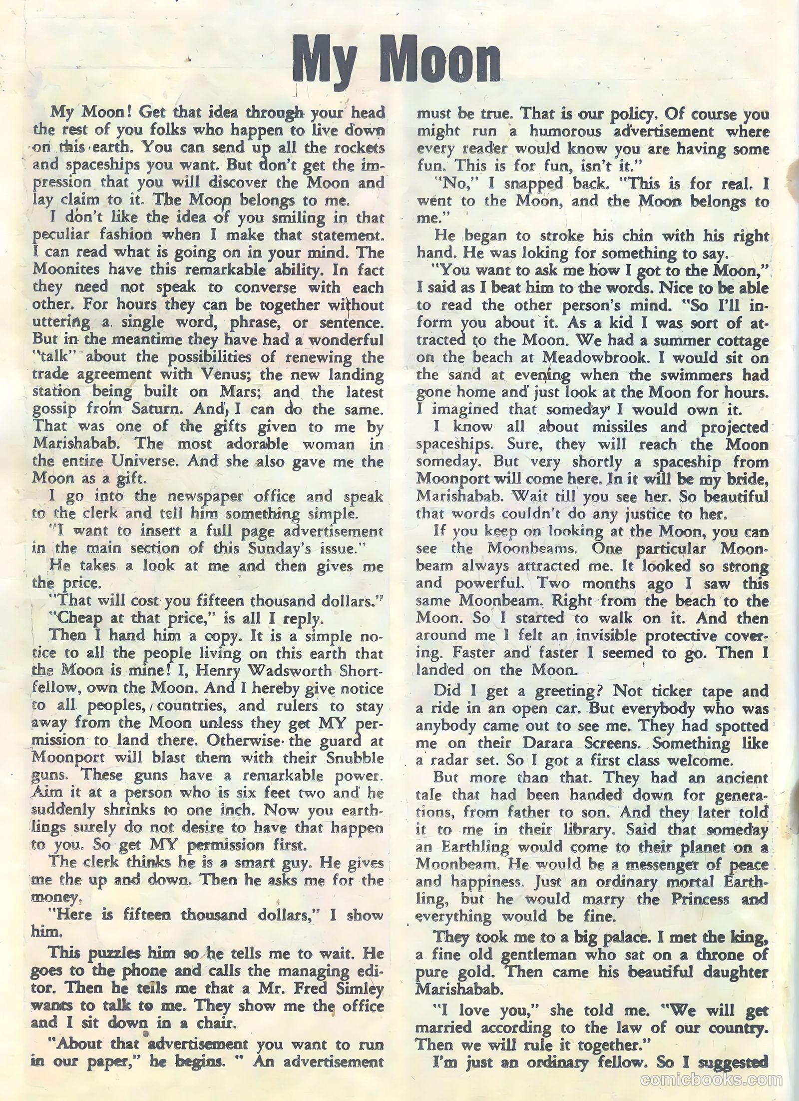 Space Adventures #24 (1958) — page 18 of 36