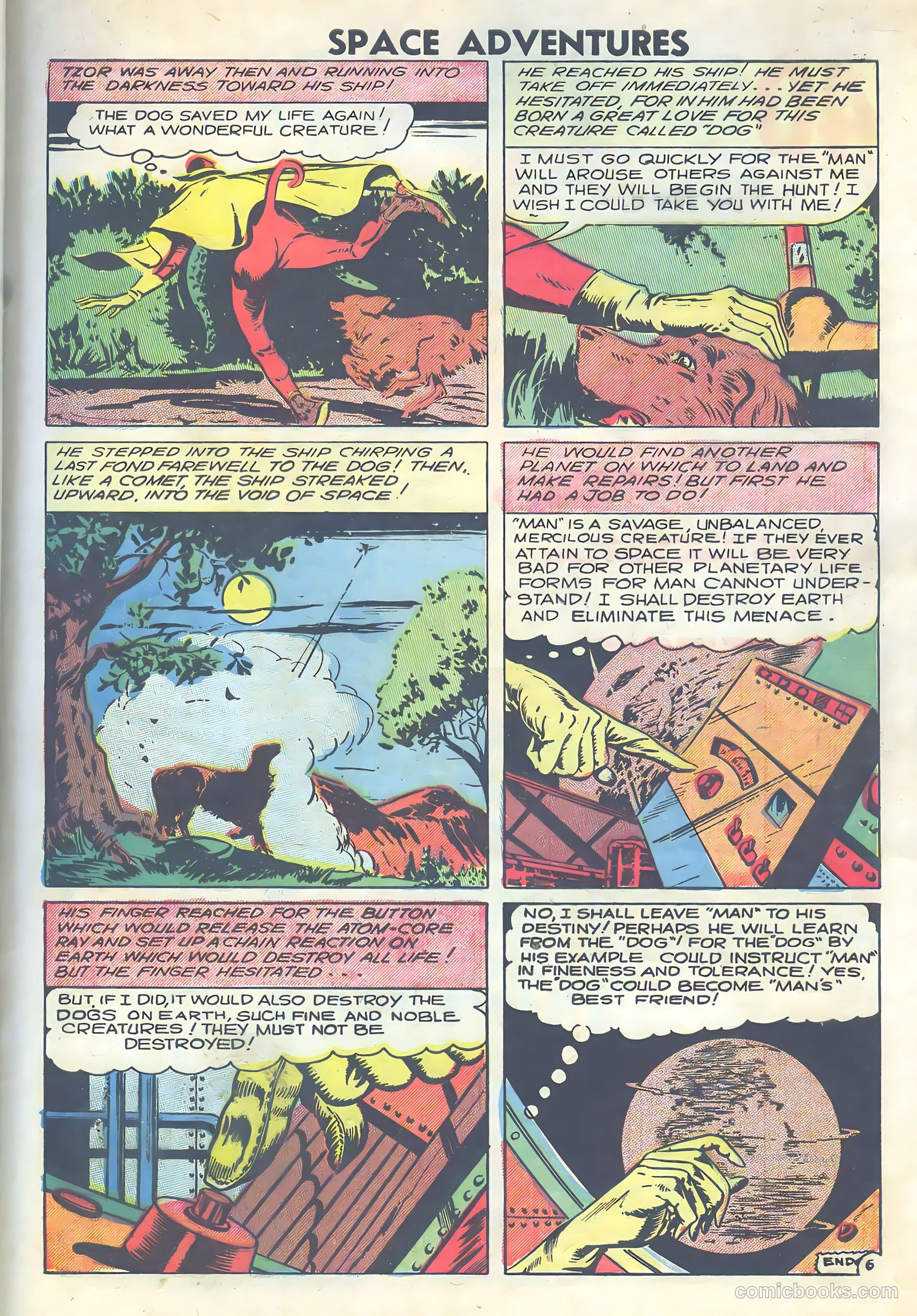 Space Adventures #24 (1958) — page 33 of 36
