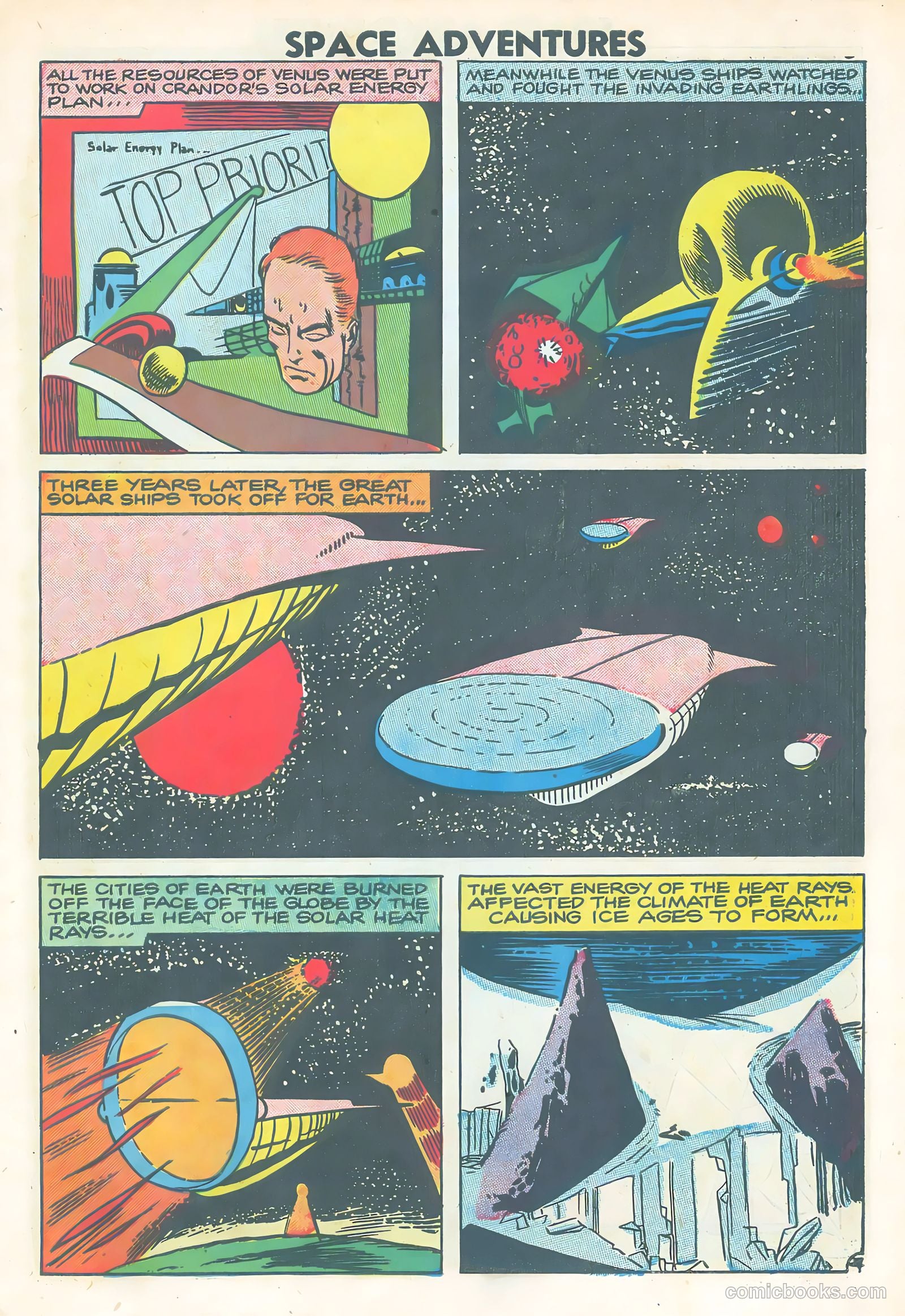 Space Adventures #25 (1958) — page 7 of 36