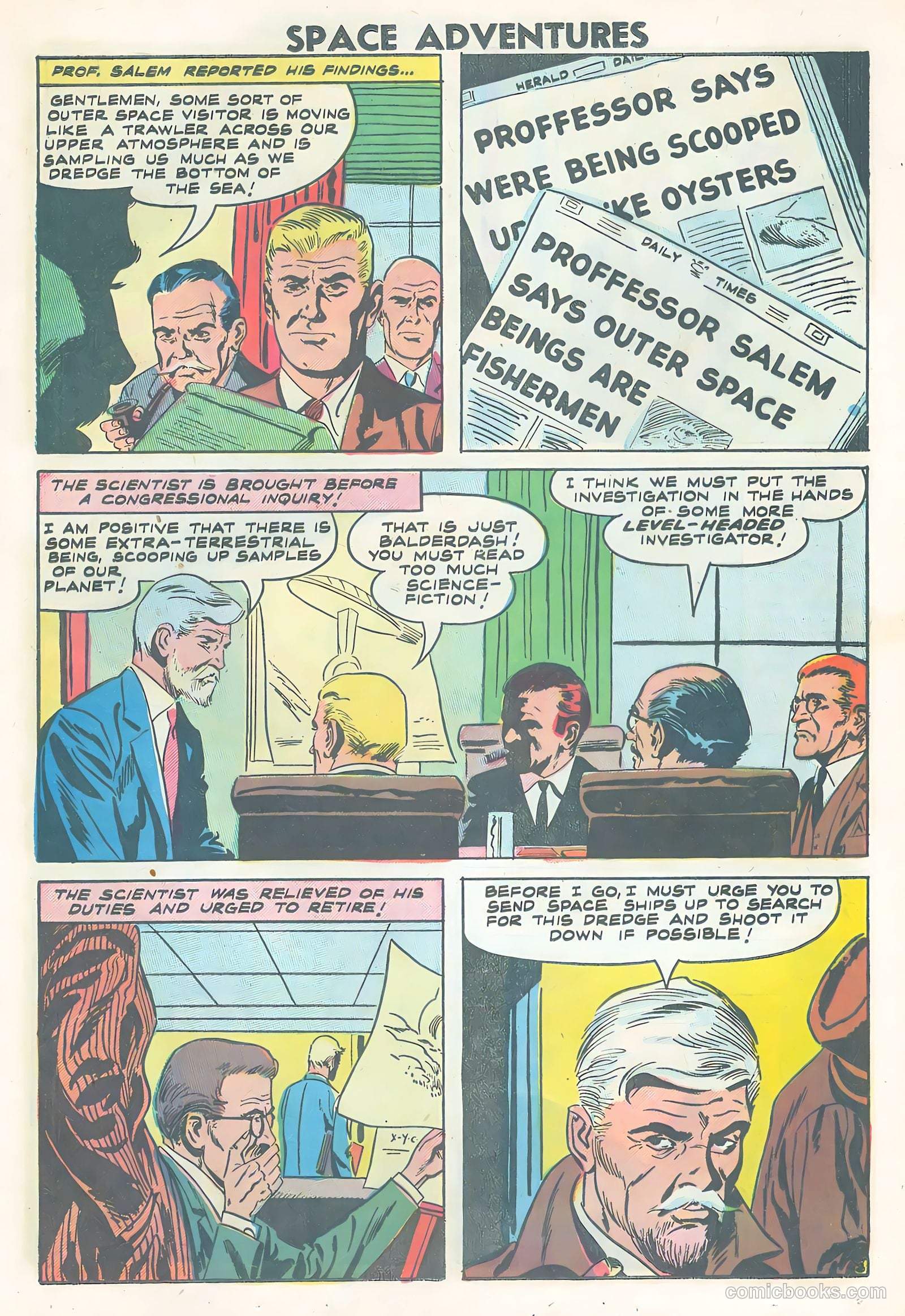 Space Adventures #25 (1958) — page 17 of 36