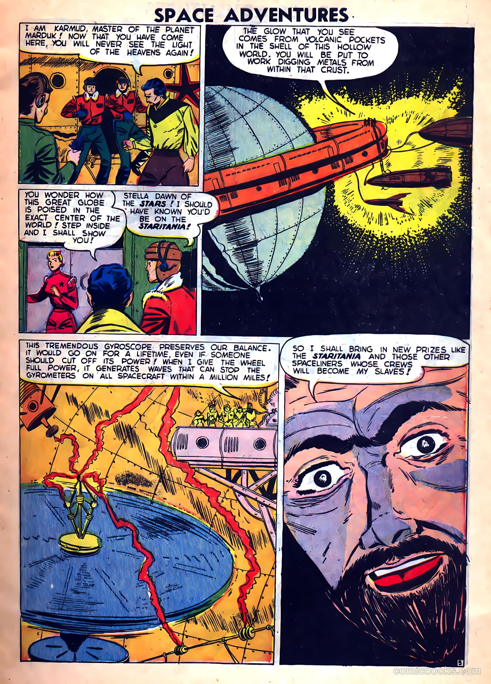 Space Adventures #3 (1952) — page 7 of 36