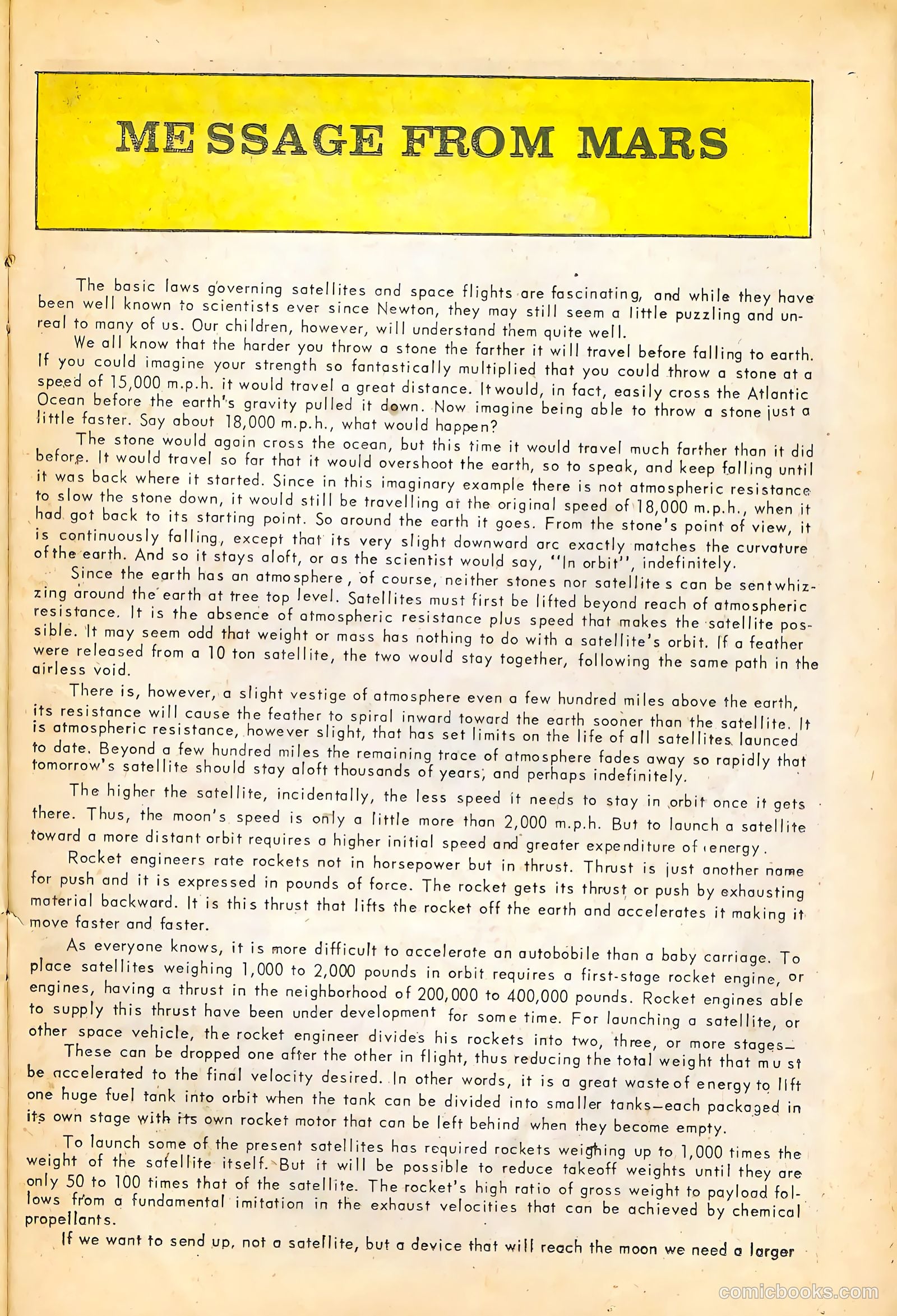 Space Adventures #34 (1960) — page 23 of 36