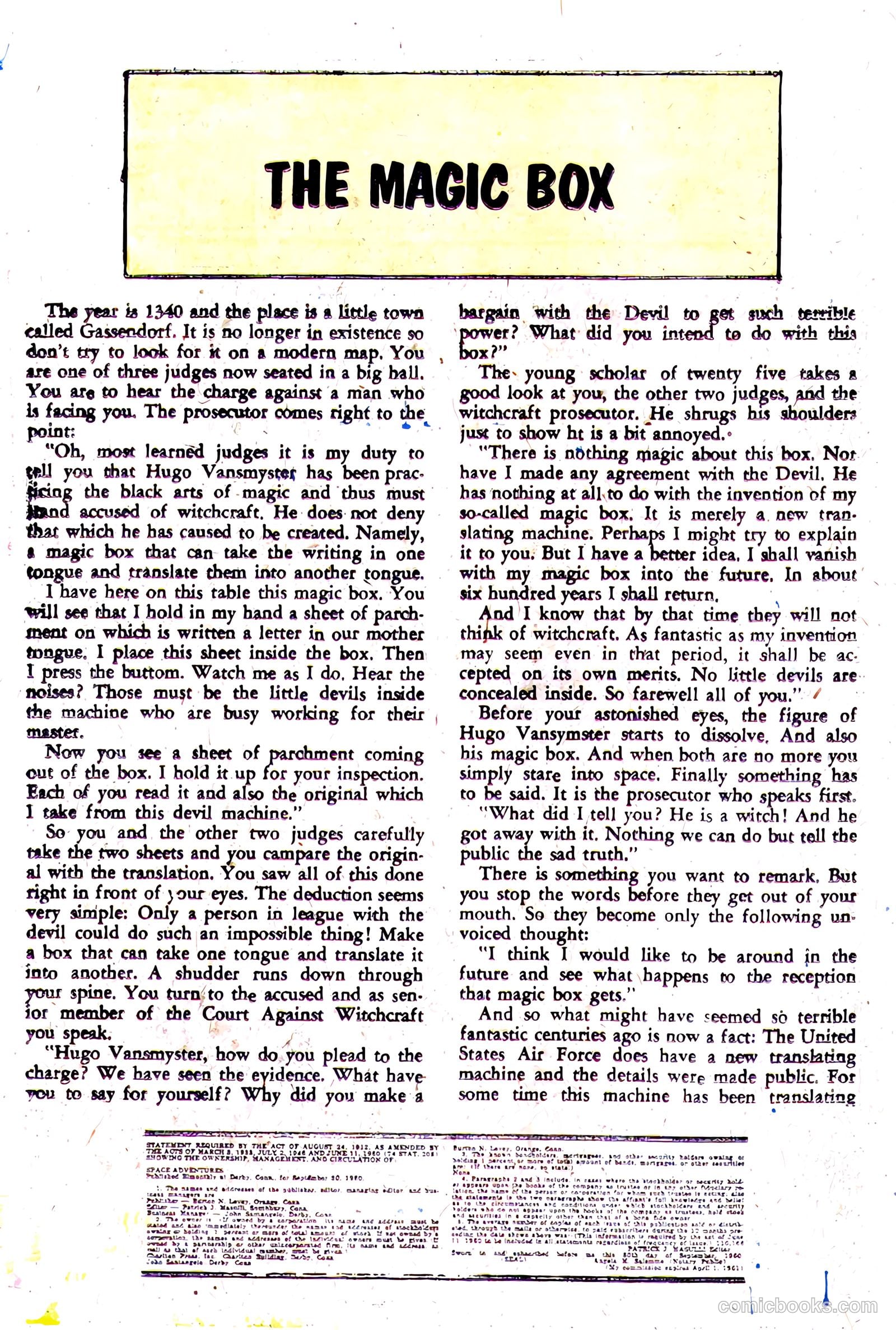 Space Adventures #39 (1961) — page 26 of 36