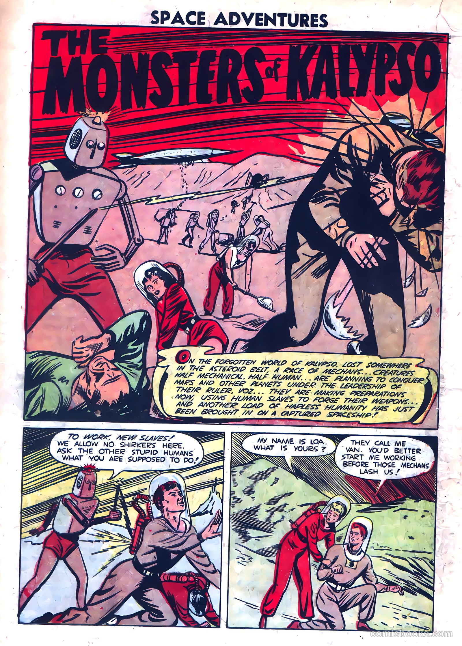 Space Adventures #4 (1953) — page 18 of 36