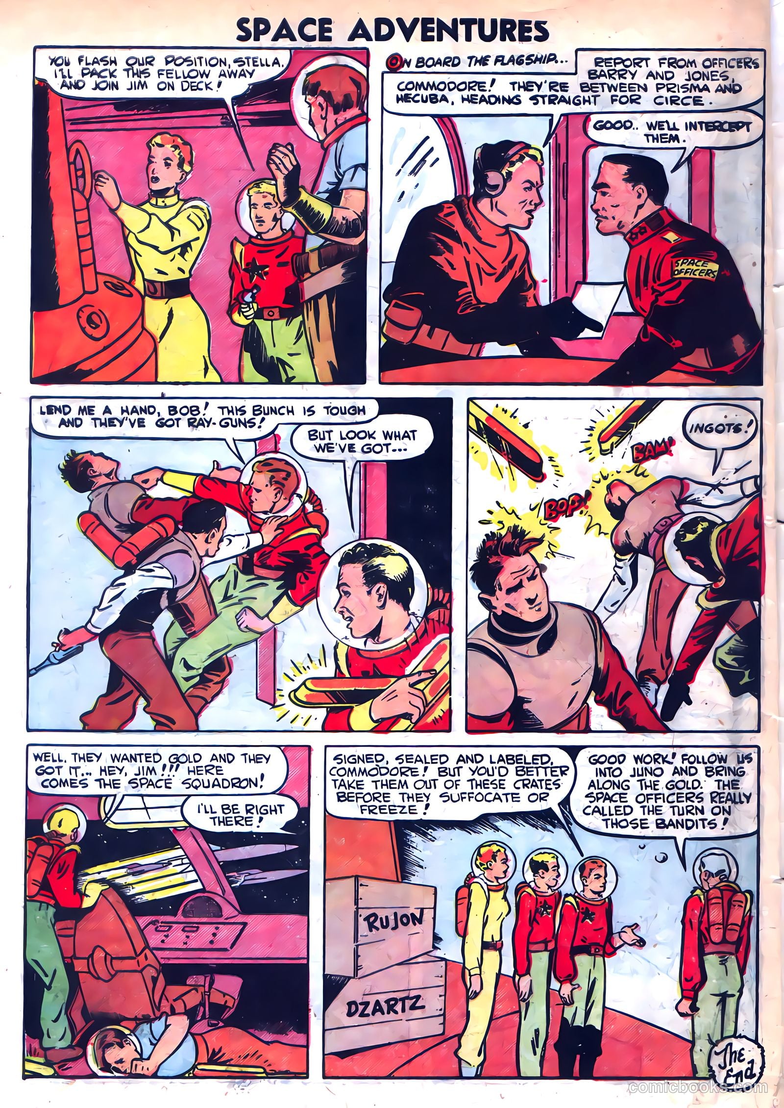 Space Adventures #4 (1953) — page 34 of 36