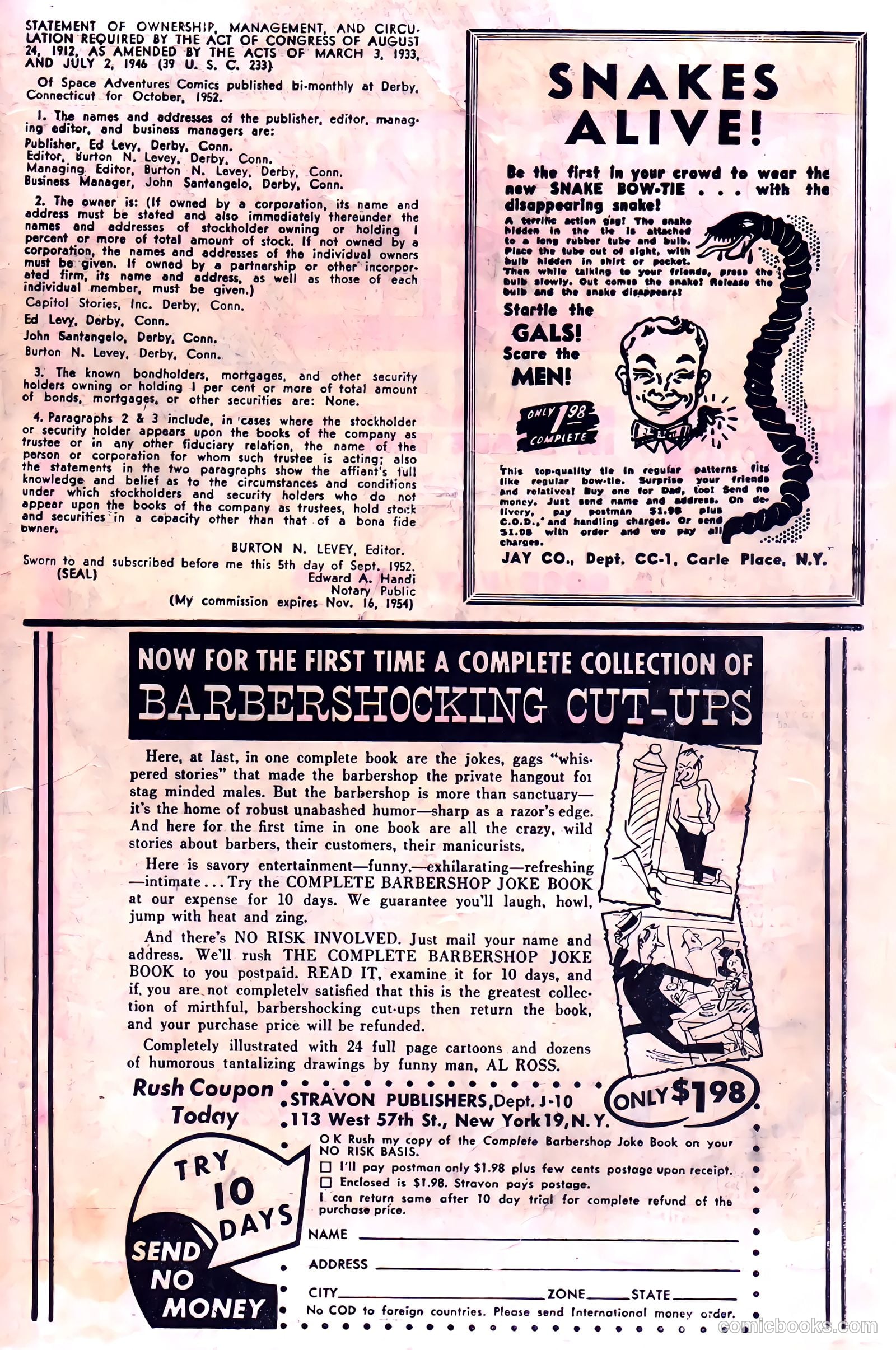 Space Adventures #4 (1953) — page 35 of 36