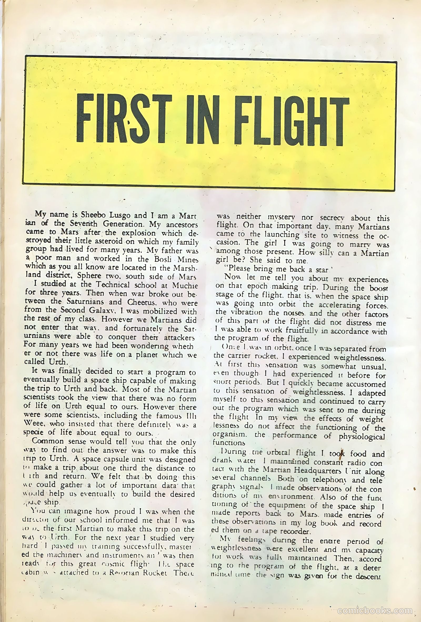 Space Adventures #43 (1961) — page 14 of 36