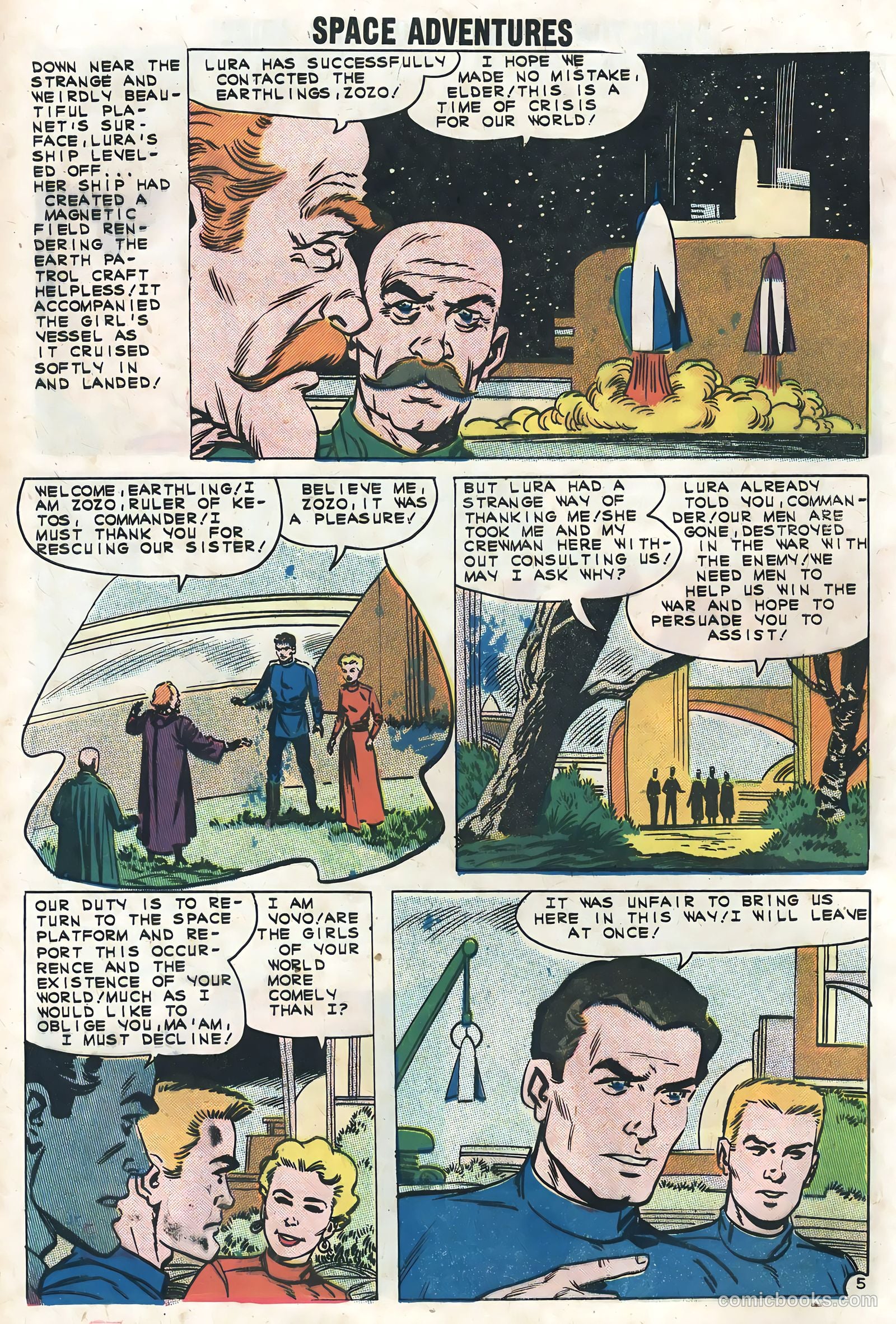 Space Adventures #44 (1962) — page 8 of 36