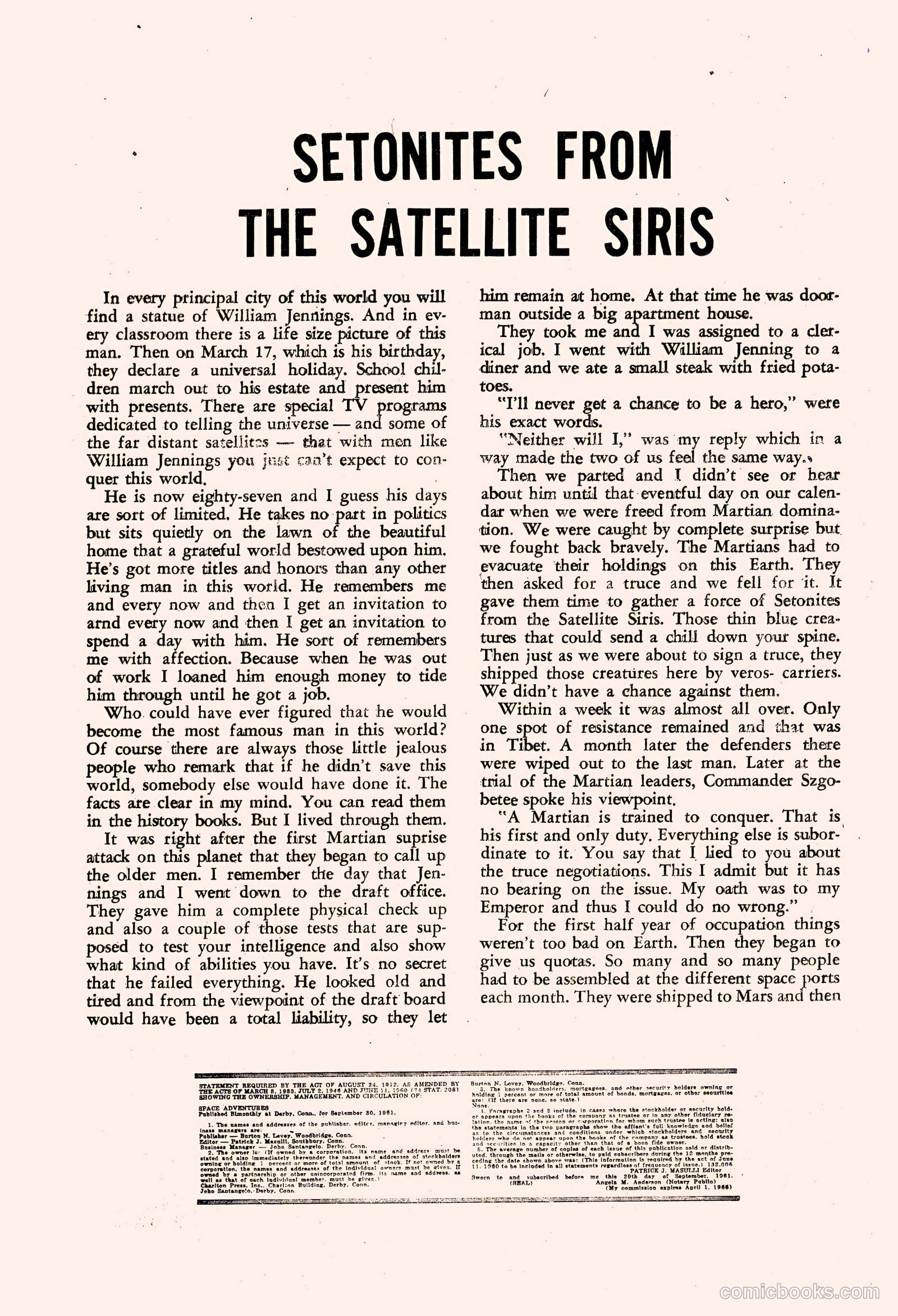 Space Adventures #45 (1962) — page 25 of 36