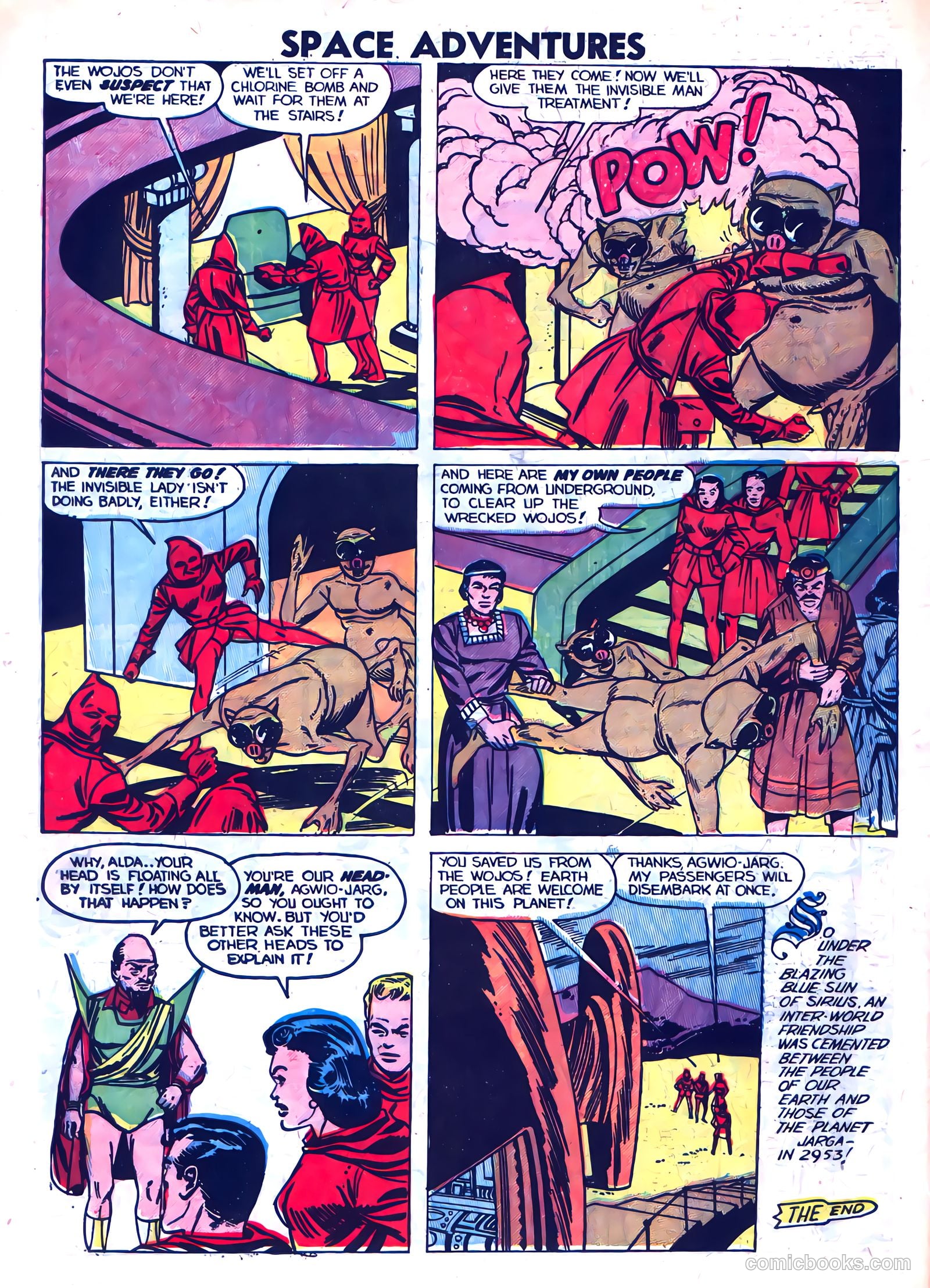 Space Adventures #5 (1953) — page 34 of 36
