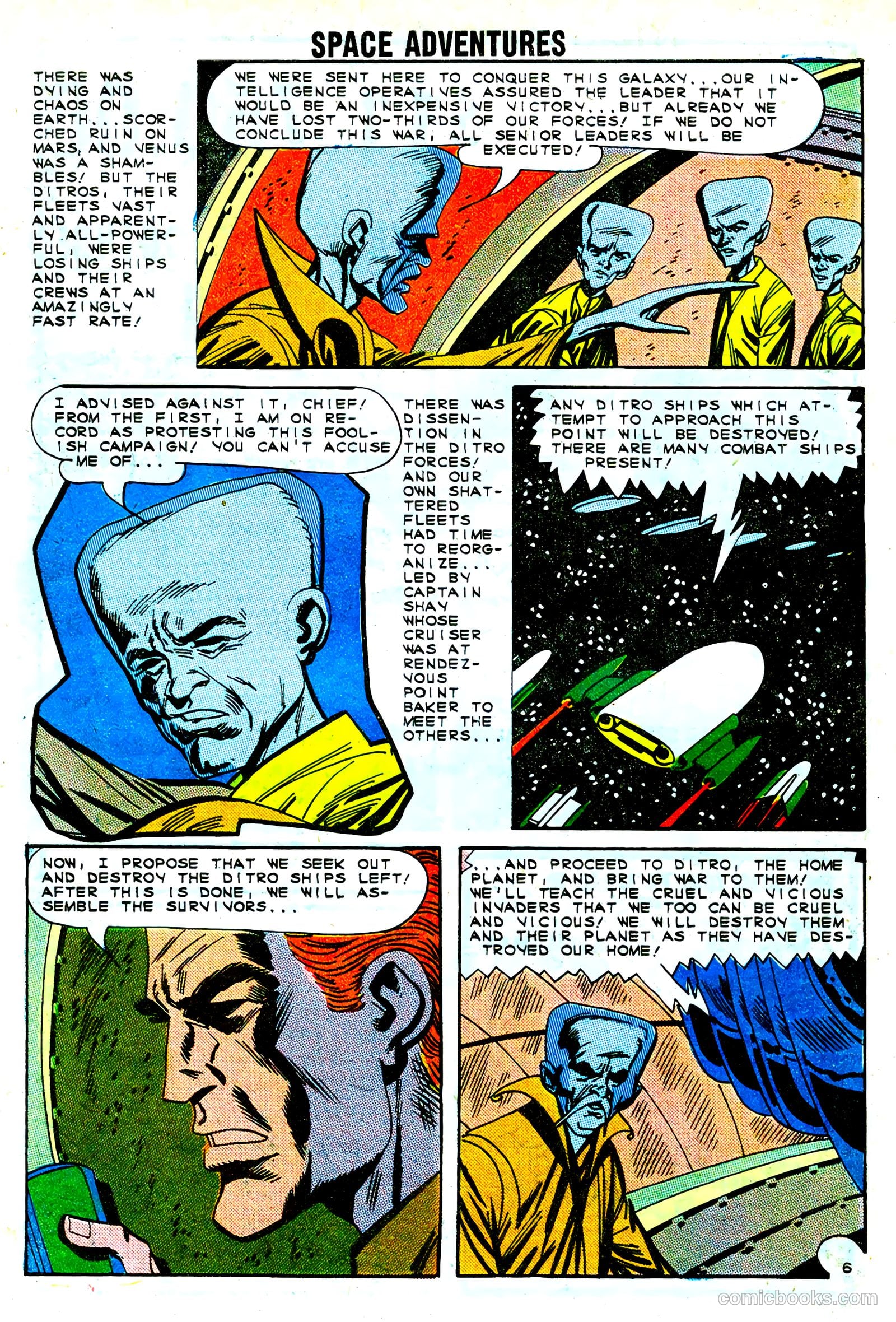 Space Adventures #57 (1964) — page 32 of 36
