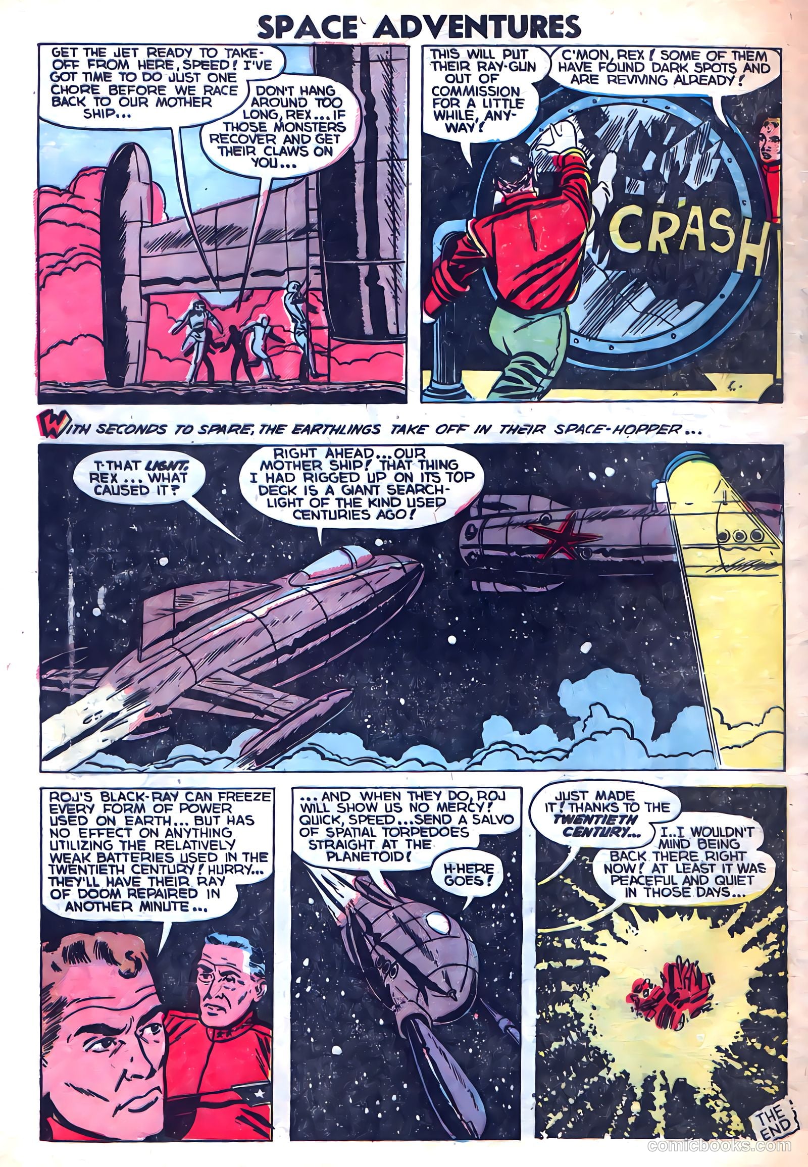 Space Adventures #6 (1953) — page 32 of 36
