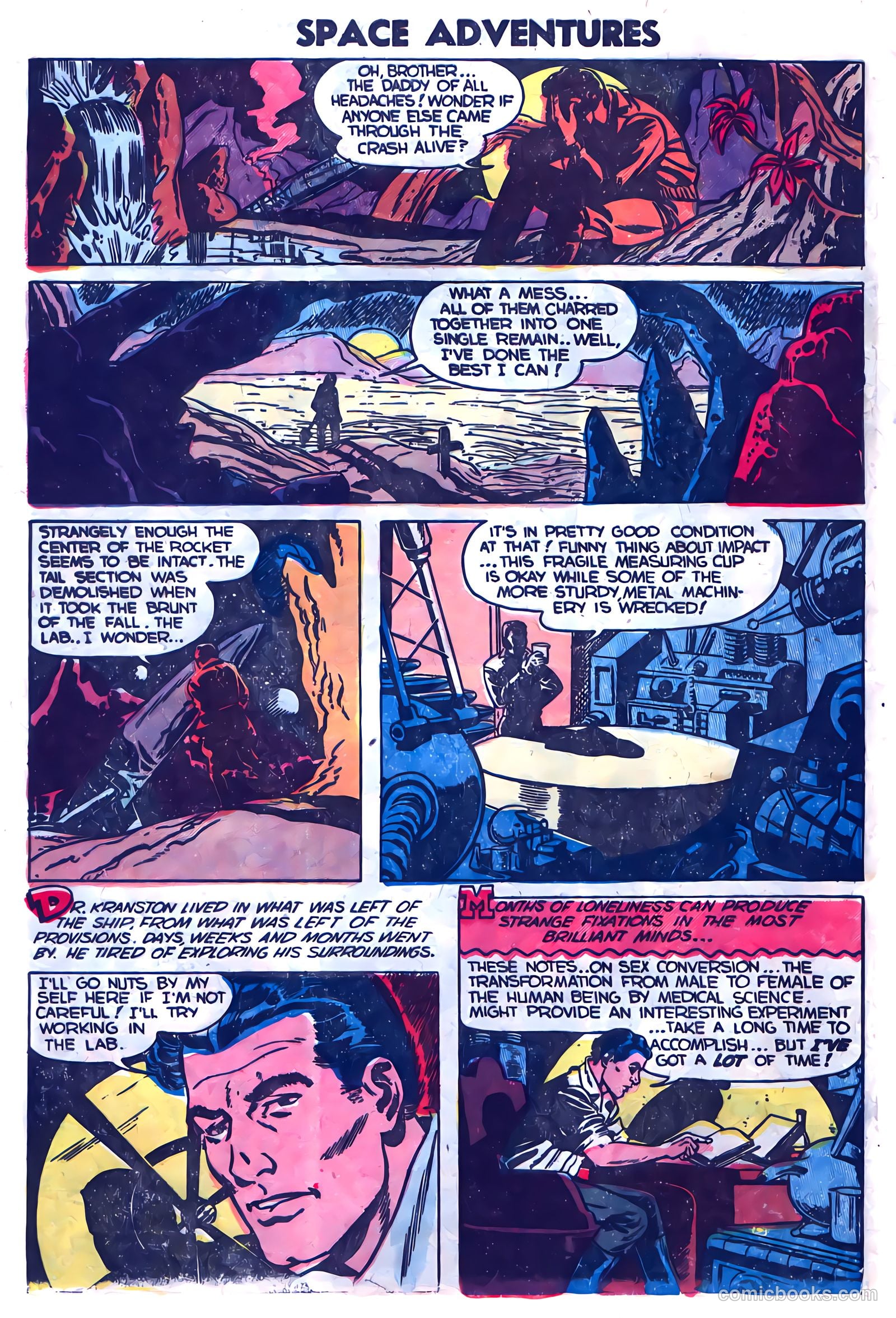 Space Adventures #7 (1953) — page 8 of 36