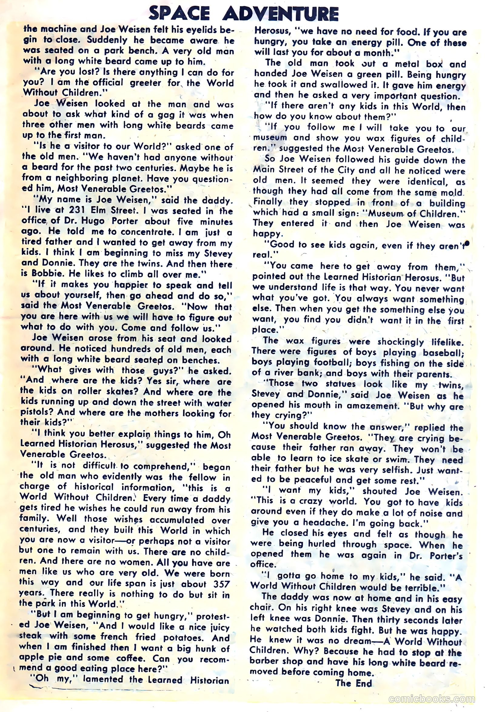 Space Adventures #8 (1953) — page 19 of 36