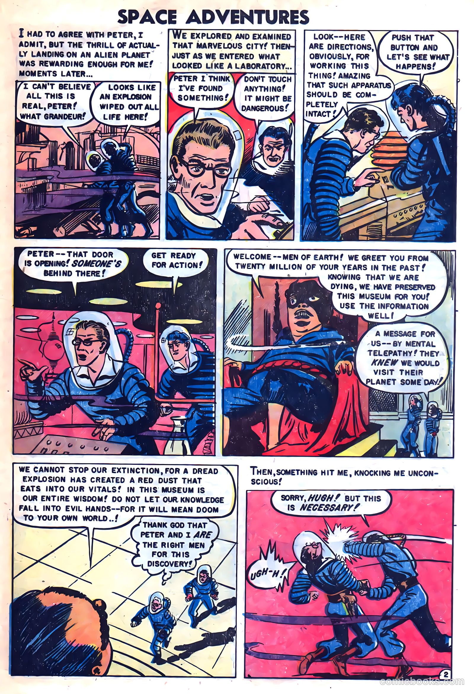 Space Adventures #8 (1953) — page 21 of 36