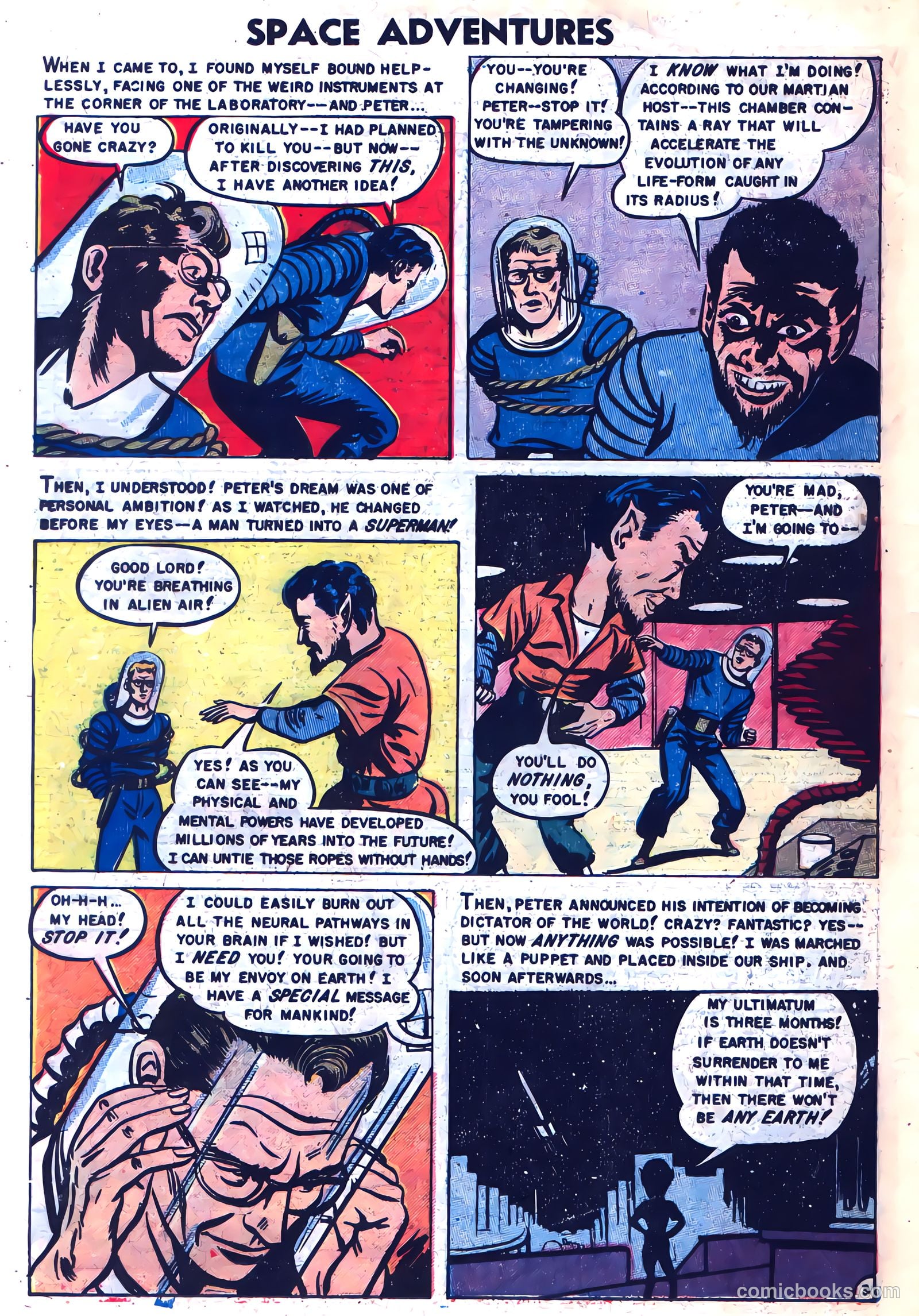 Space Adventures #8 (1953) — page 22 of 36
