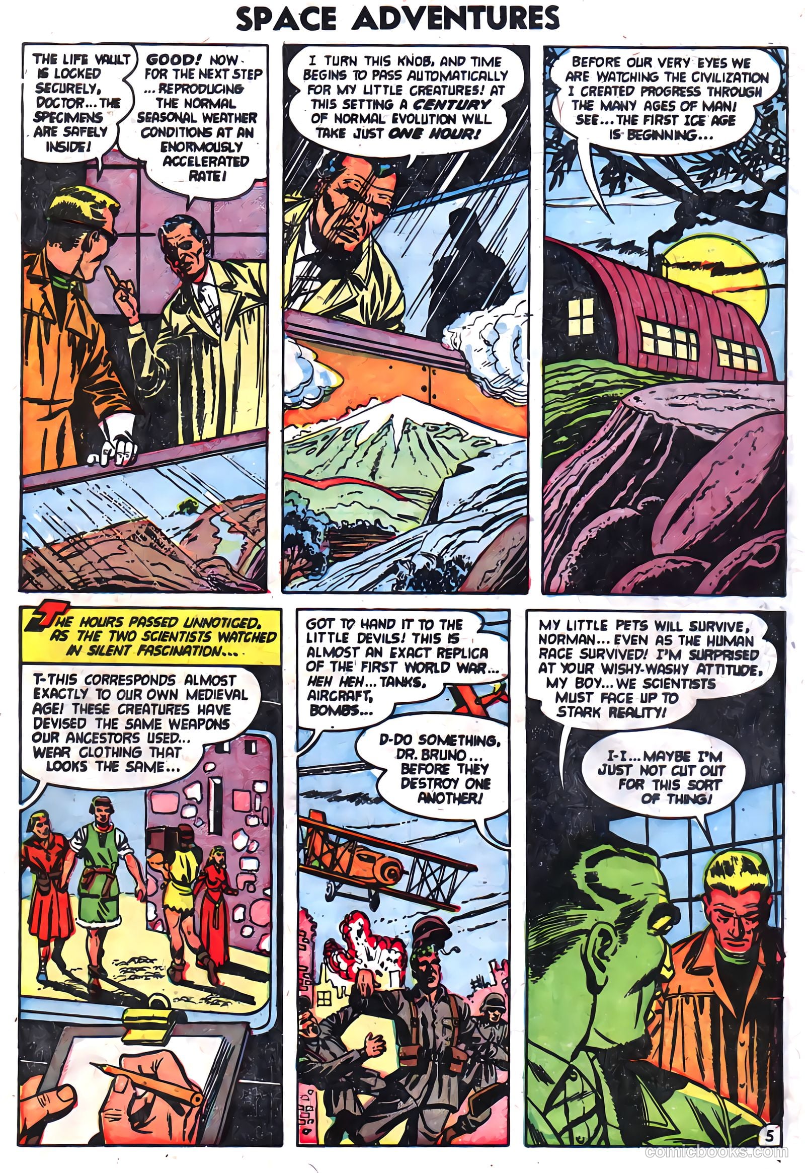 Space Adventures #9 (1953) — page 7 of 36