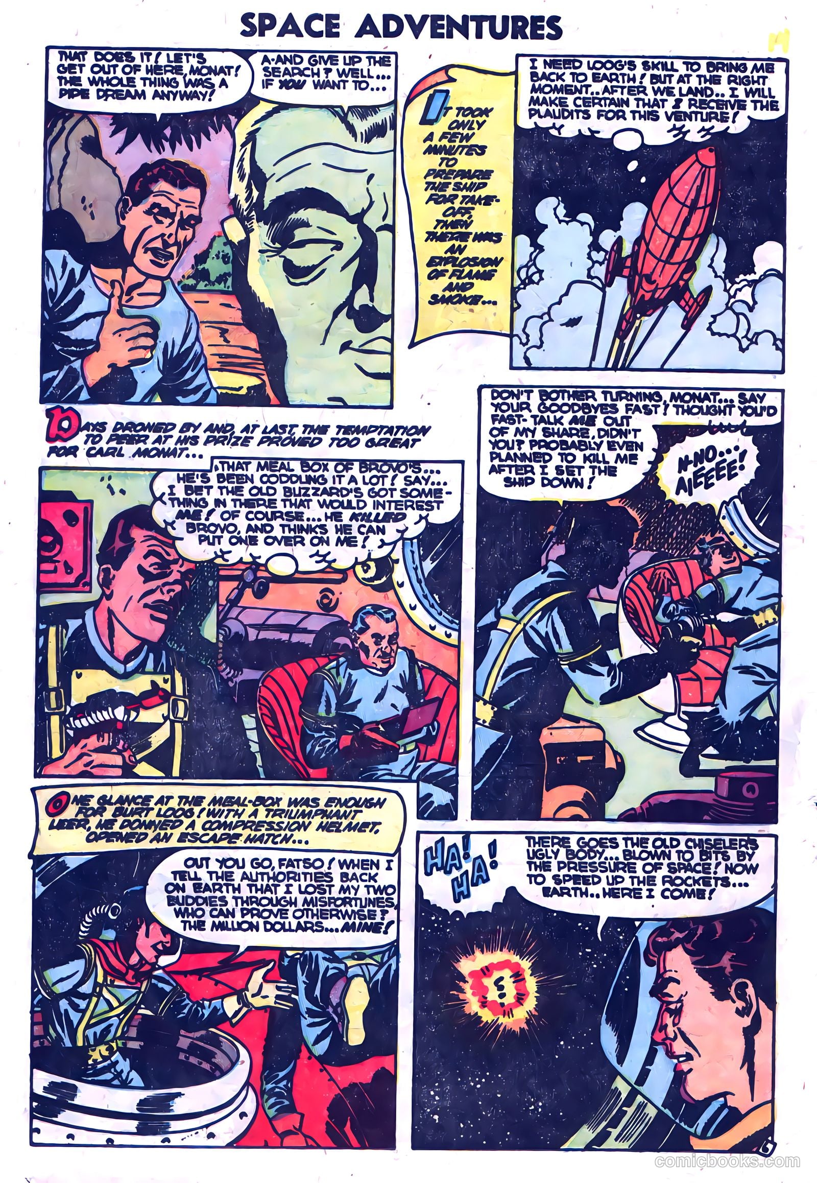 Space Adventures #9 (1953) — page 16 of 36