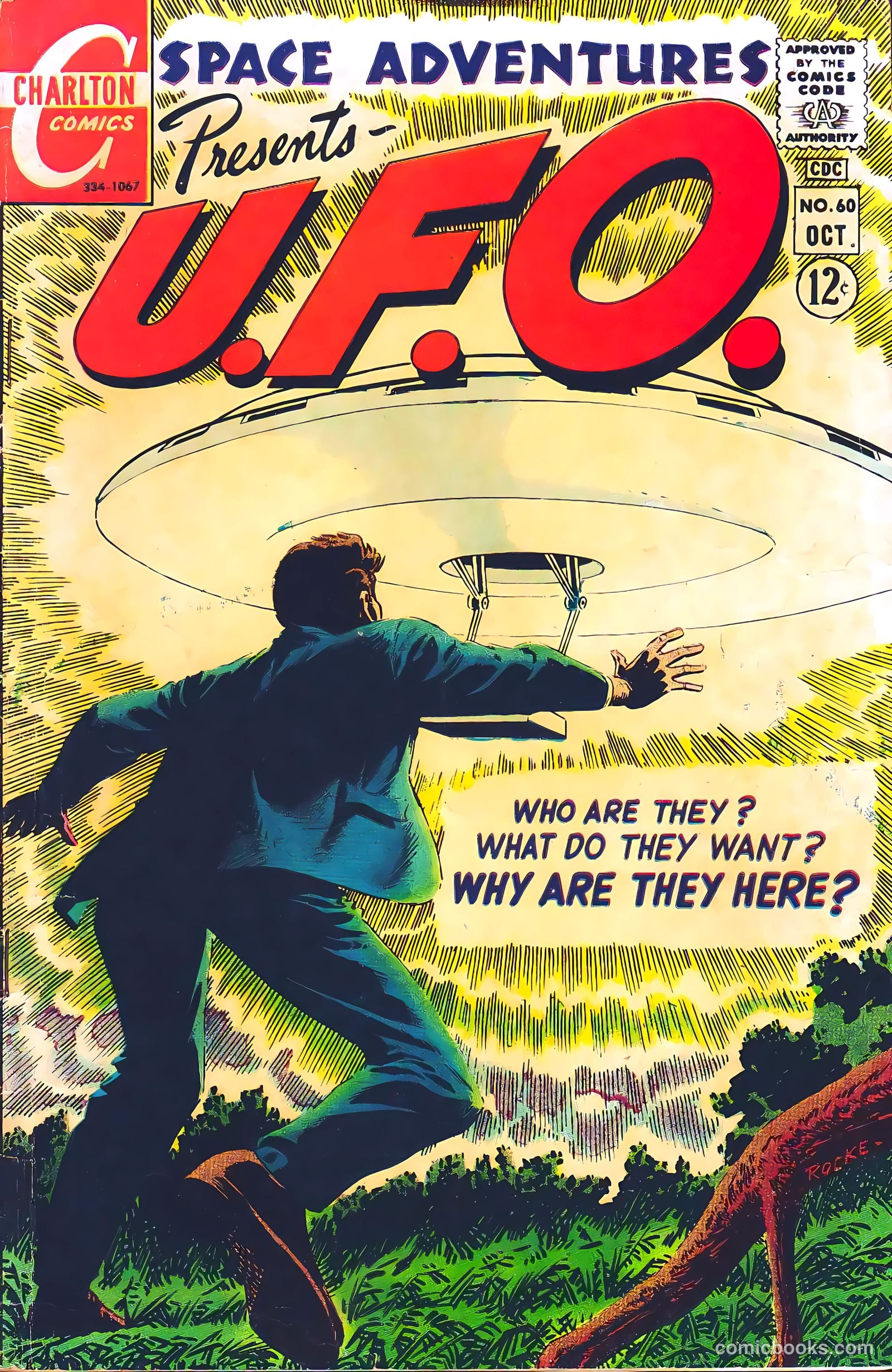 Space Adventures Presents U.F.O. #60 cover