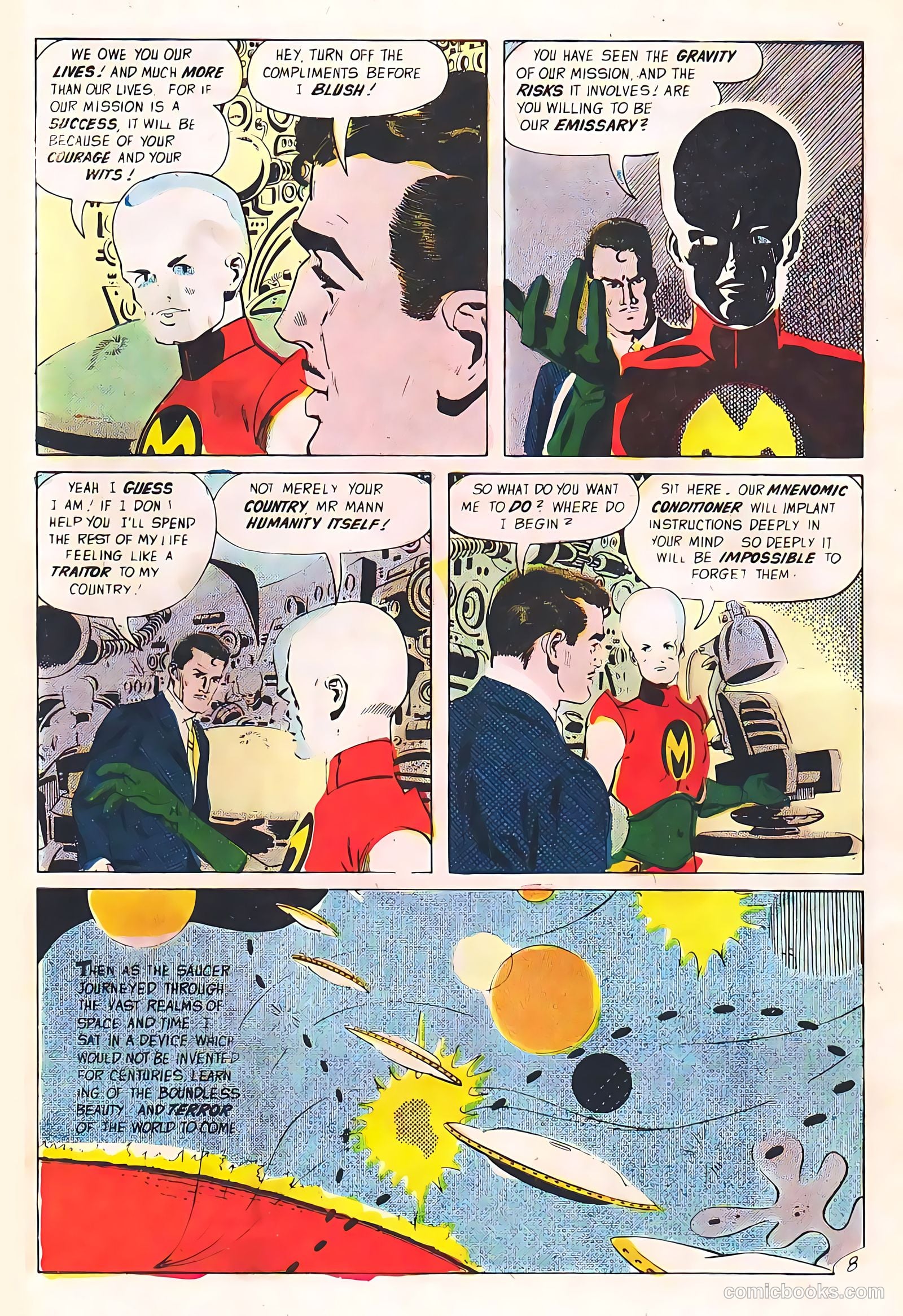 Space Adventures Presents U.F.O. #60 (1967) — page 32 of 36