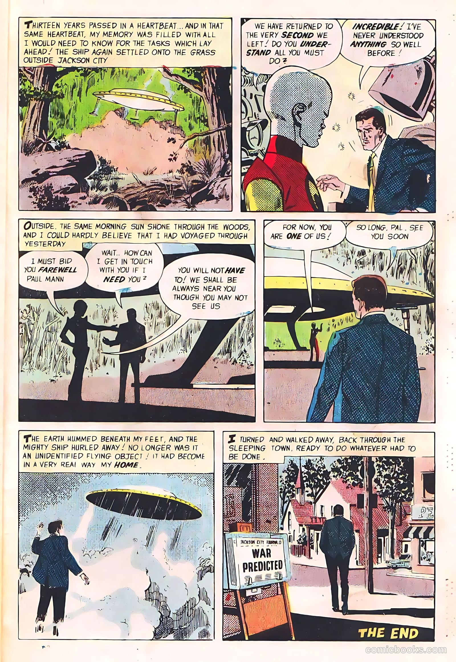 Space Adventures Presents U.F.O. #60 (1967) — page 33 of 36