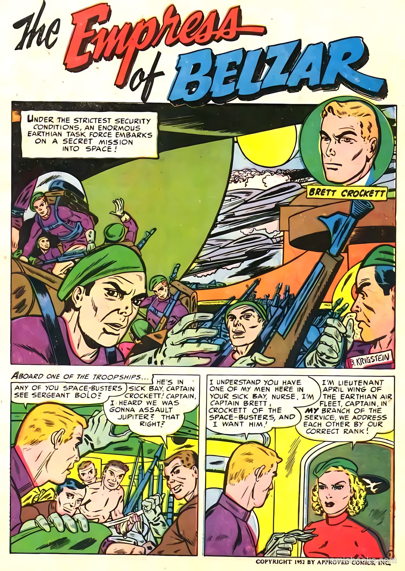 Space Busters #1 (1952) — page 3 of 36