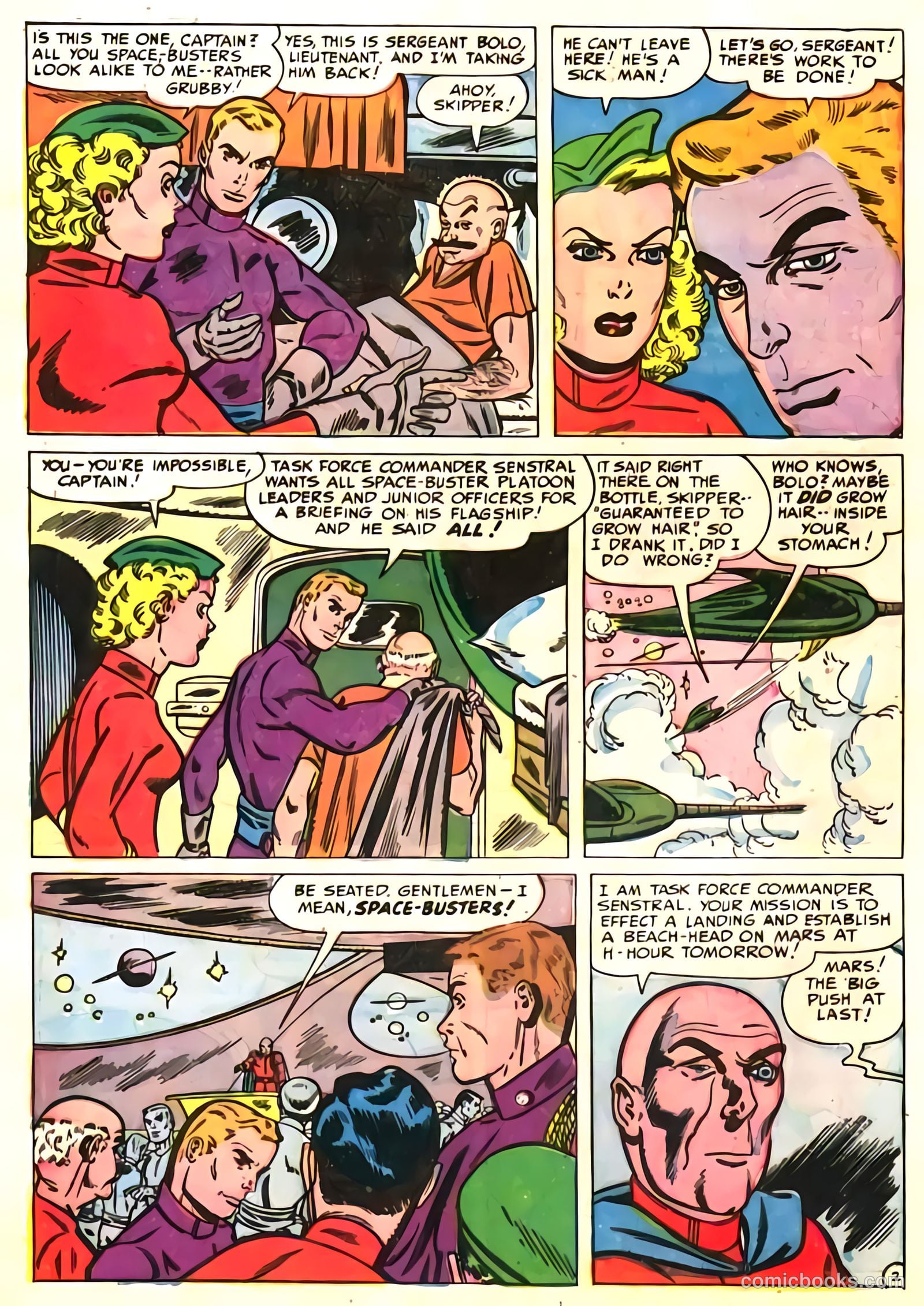Space Busters #1 (1952) — page 4 of 36