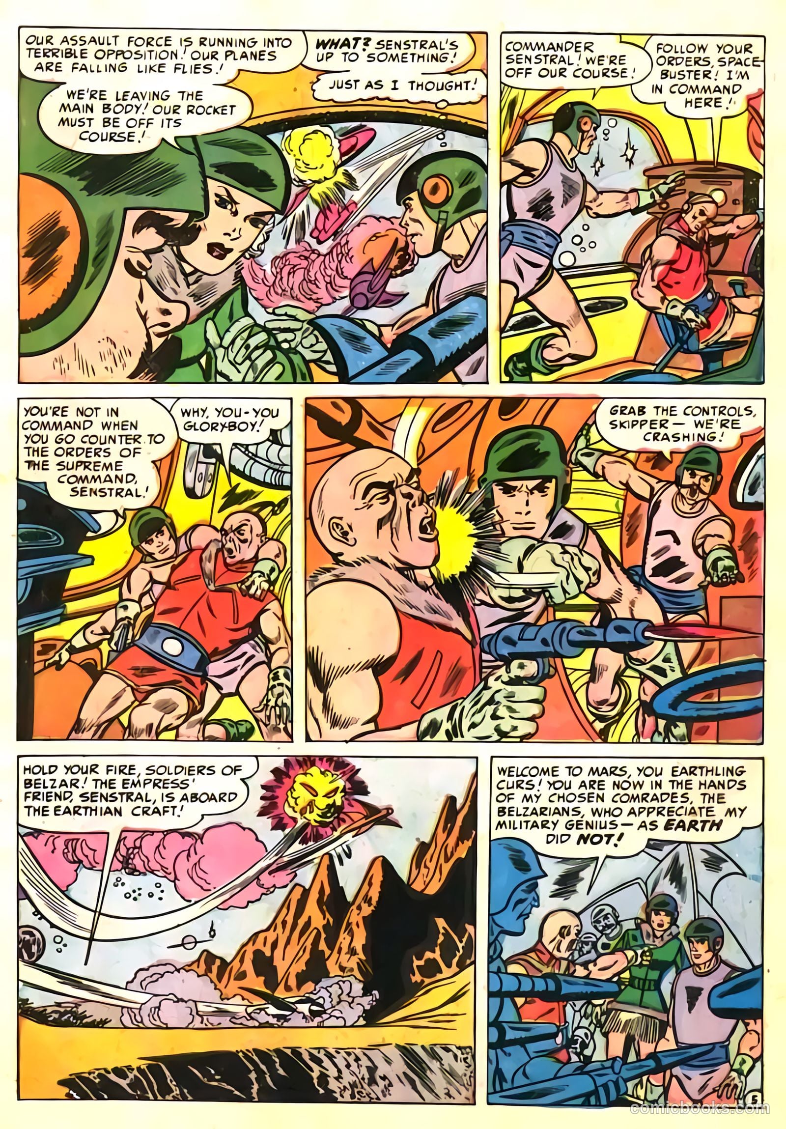 Space Busters #1 (1952) — page 7 of 36