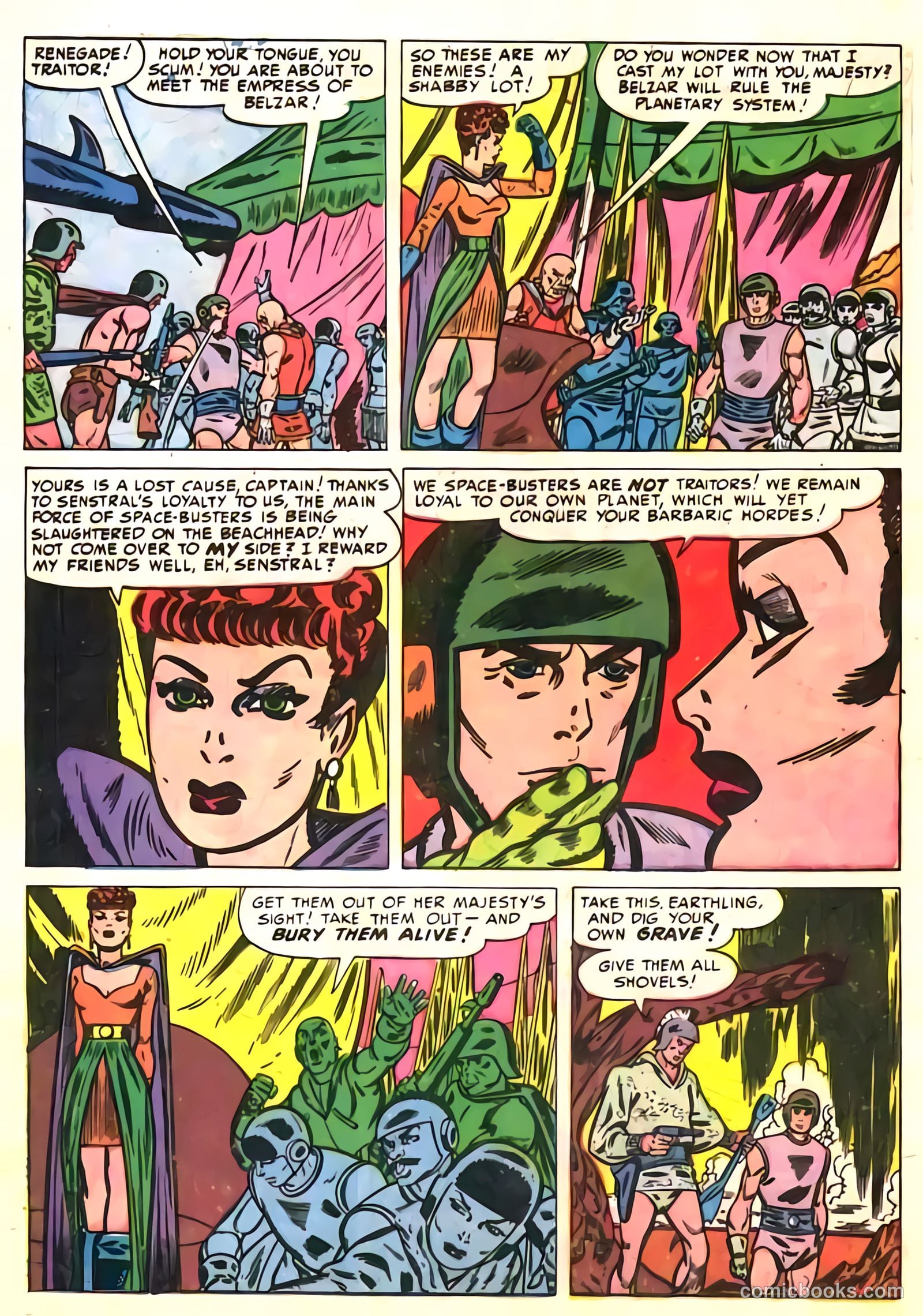 Space Busters #1 (1952) — page 8 of 36