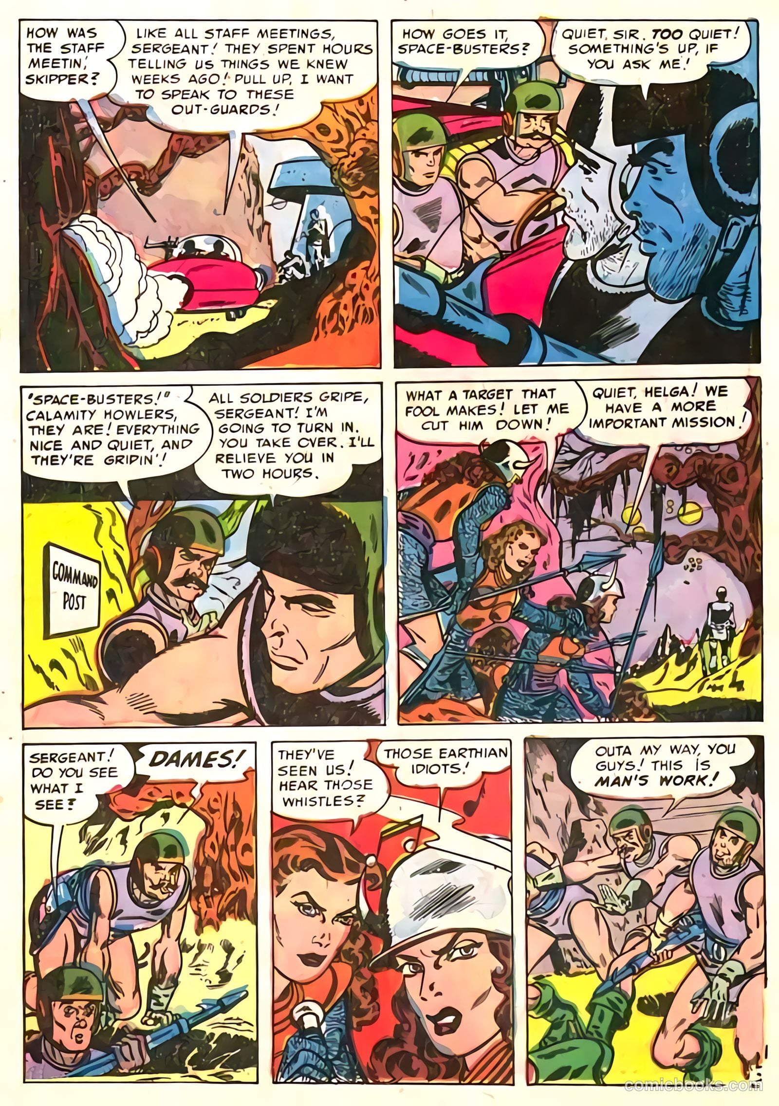 Space Busters #1 (1952) — page 12 of 36
