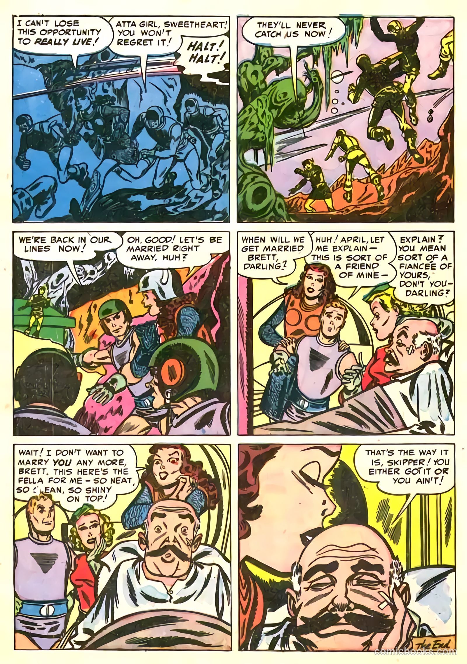 Space Busters #1 (1952) — page 16 of 36