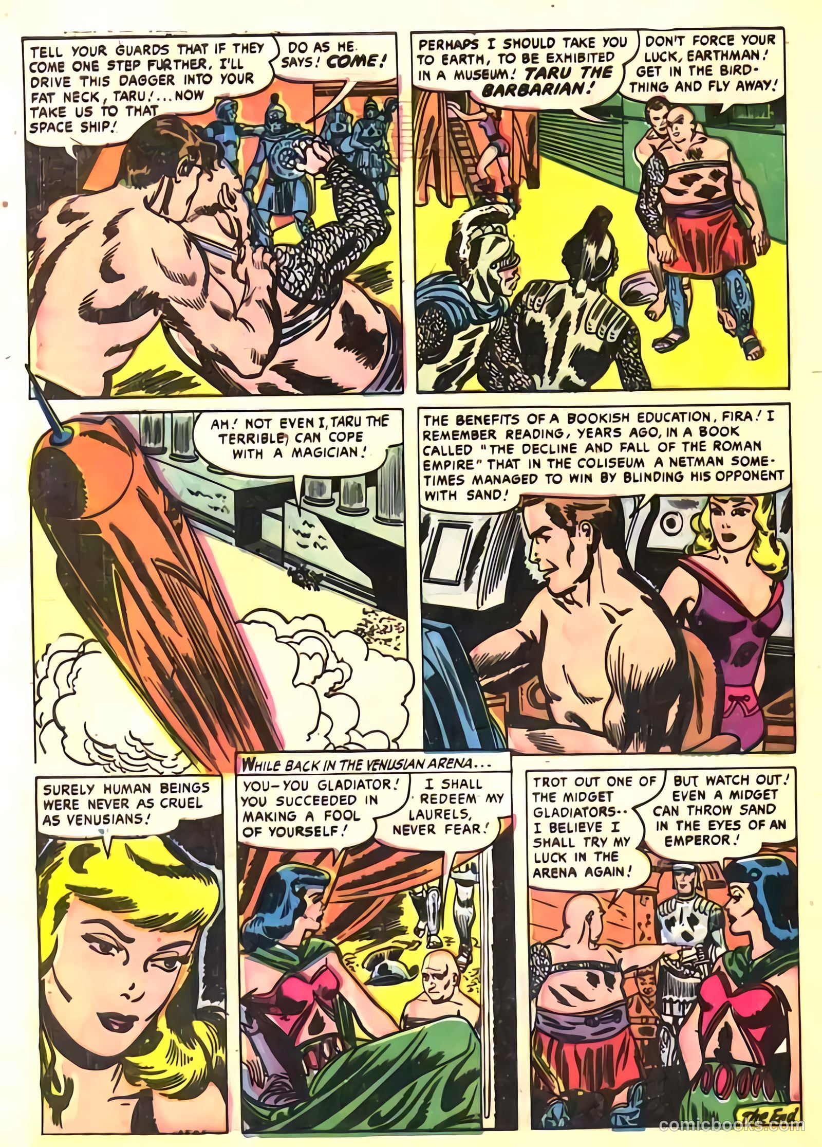Space Busters #1 (1952) — page 32 of 36