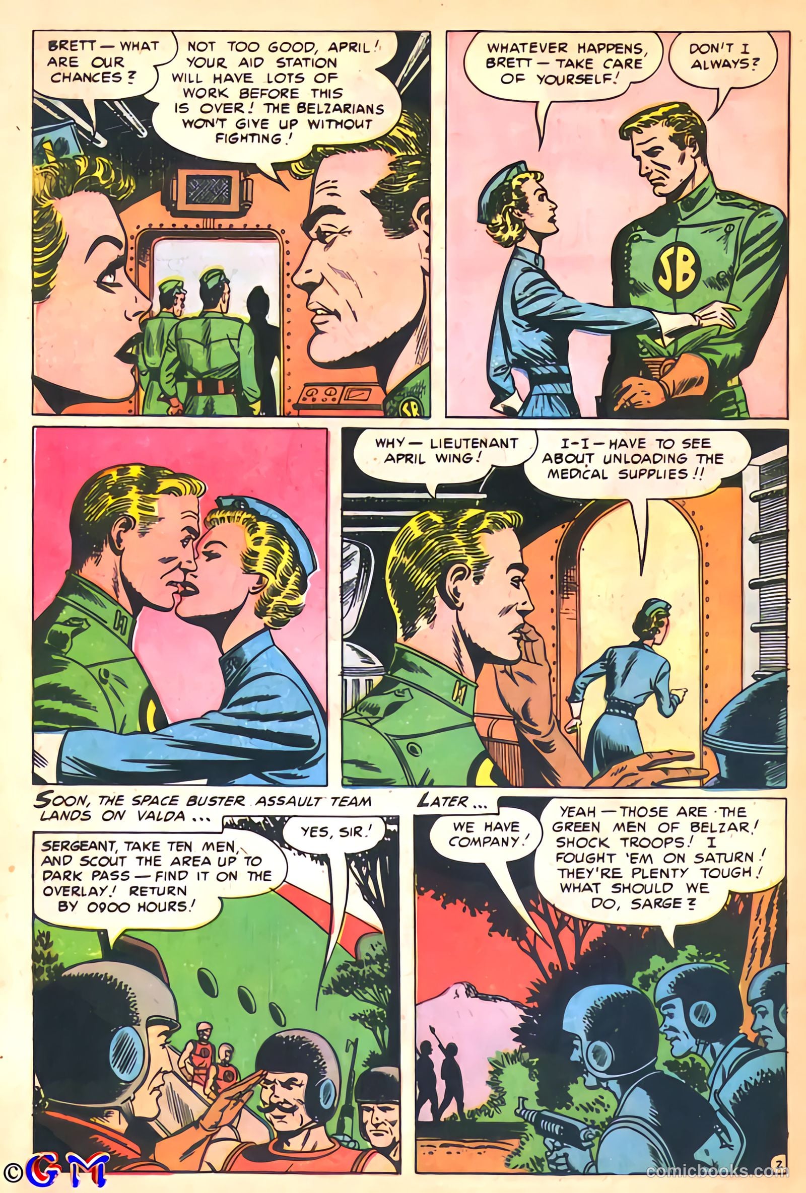 Space Busters #2 (1952) — page 4 of 36