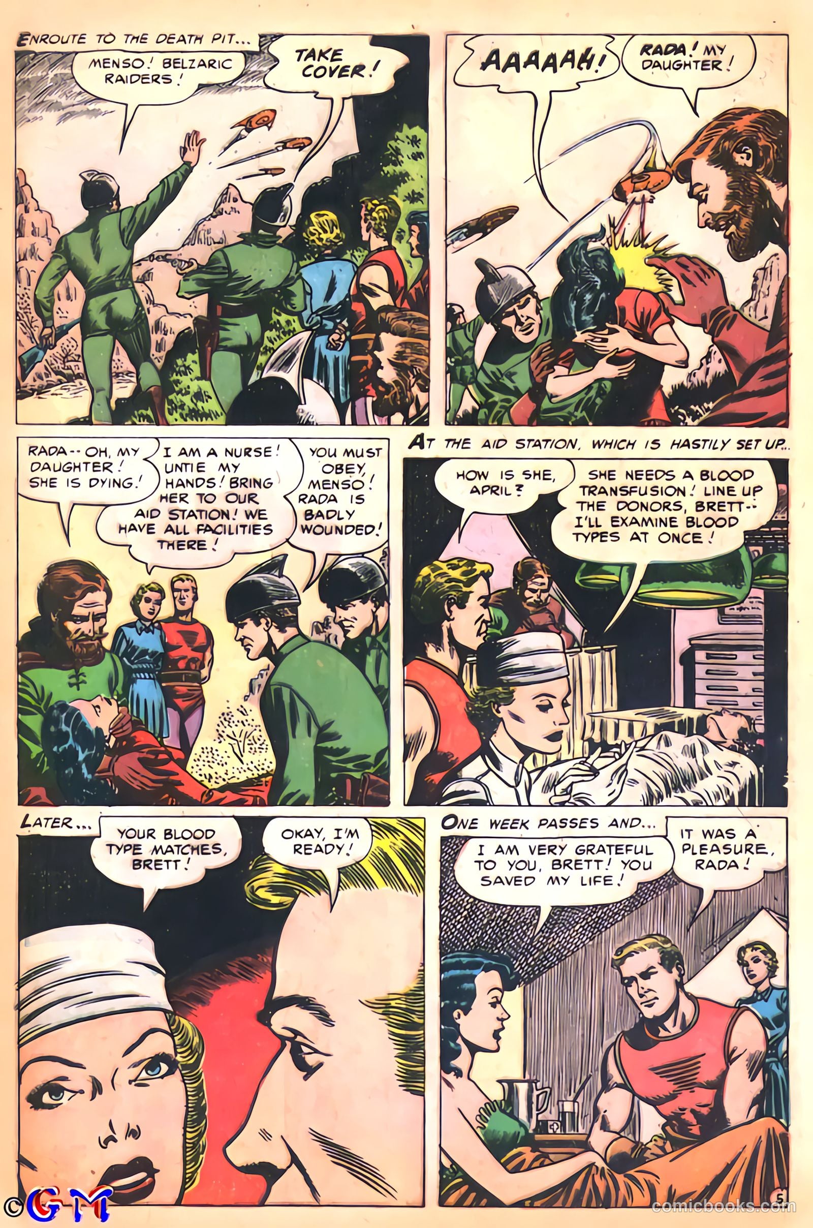 Space Busters #2 (1952) — page 7 of 36