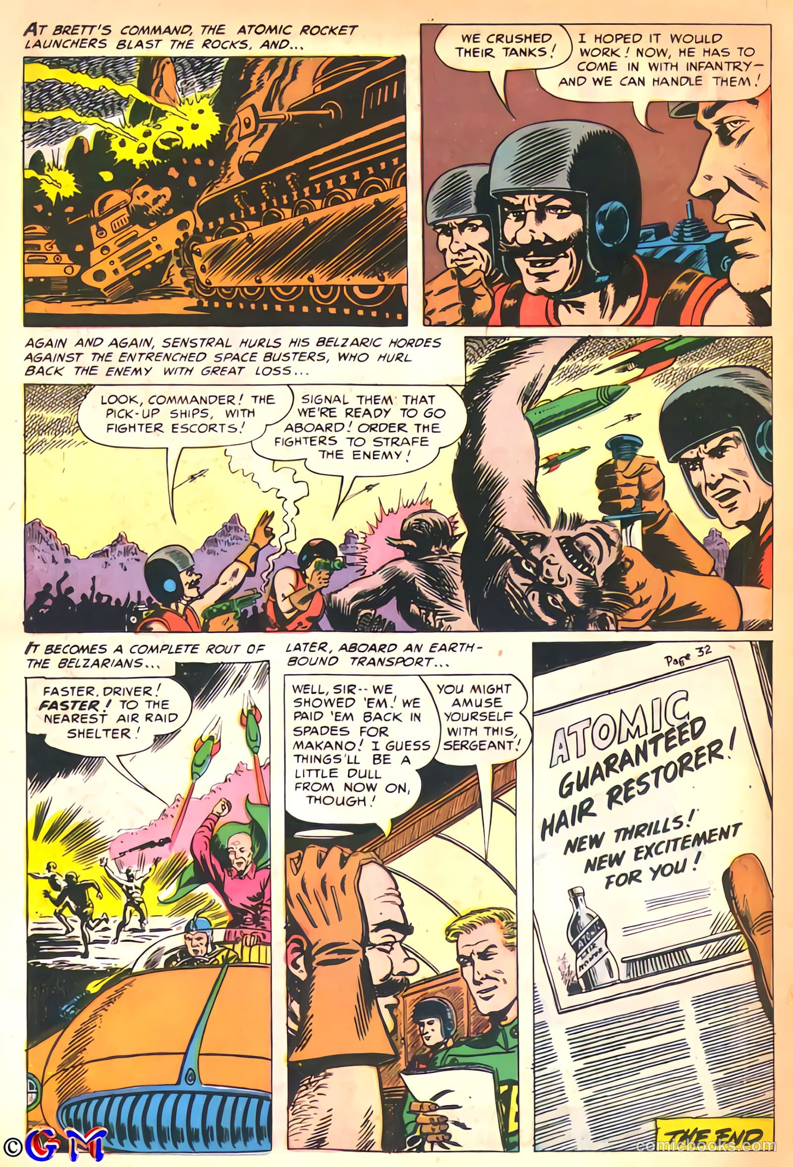 Space Busters #2 (1952) — page 16 of 36
