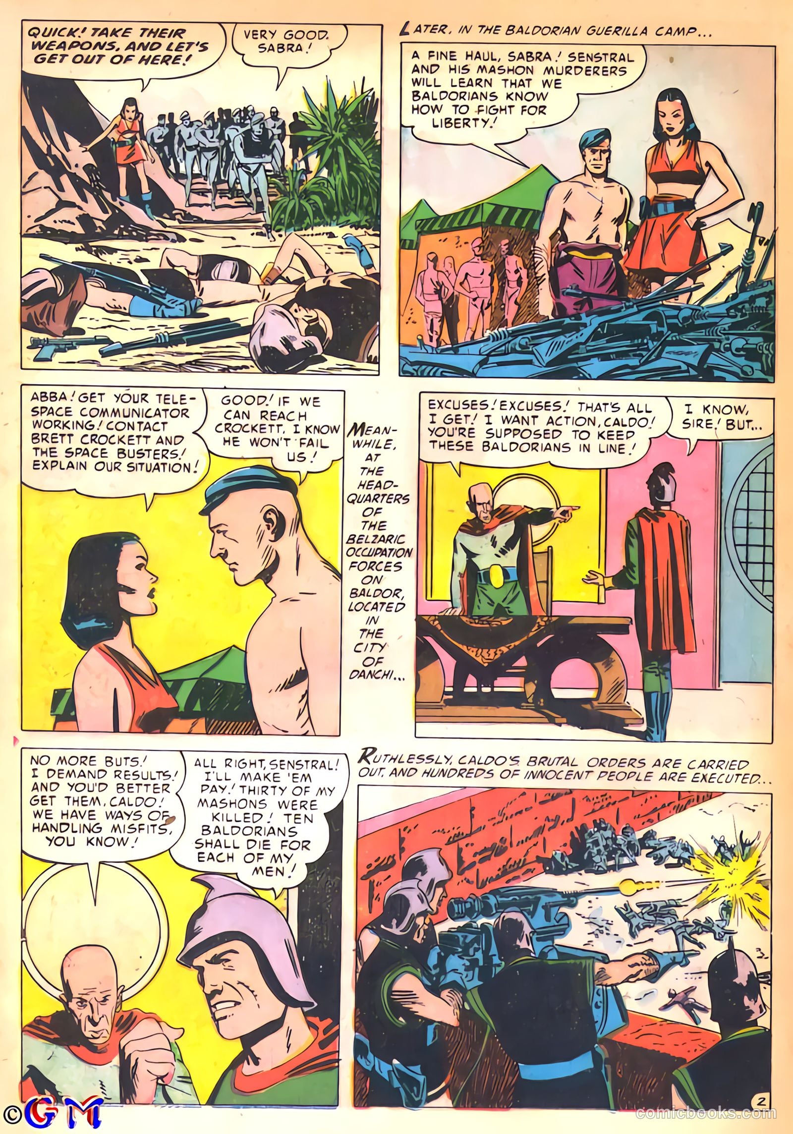Space Busters #2 (1952) — page 22 of 36