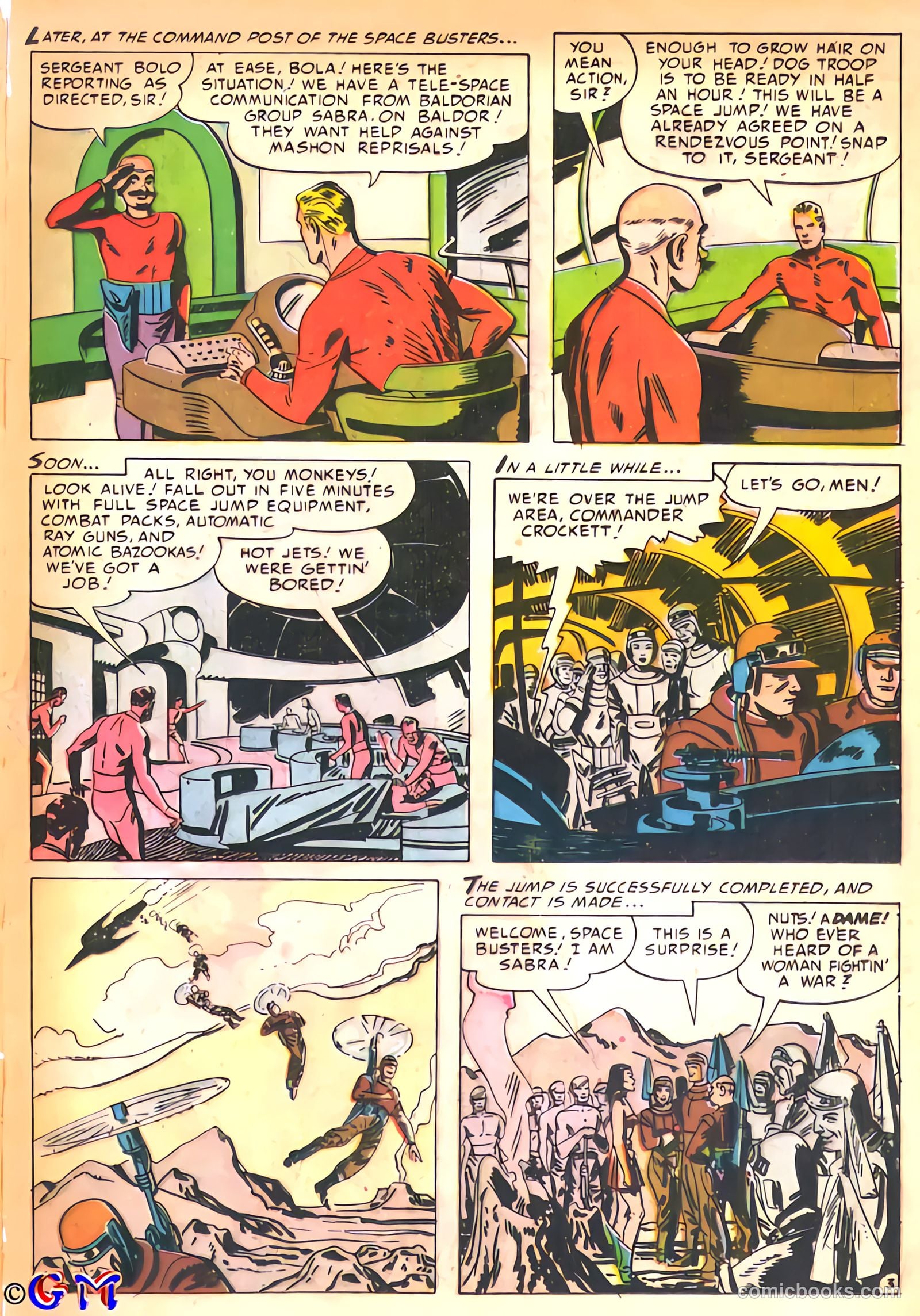 Space Busters #2 (1952) — page 23 of 36