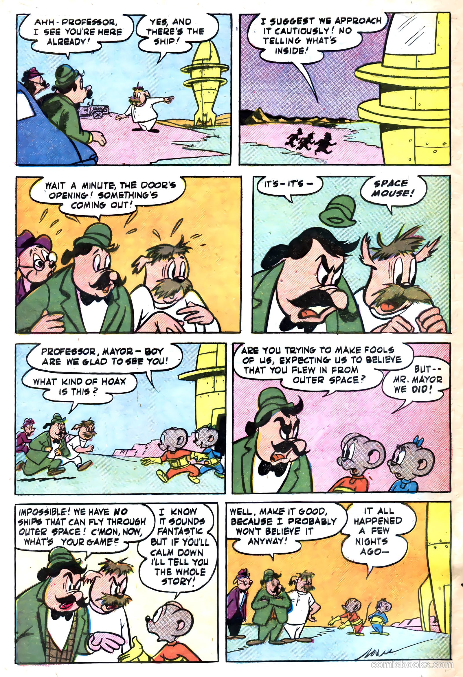 Space Comics #4 (1954) — page 4 of 36