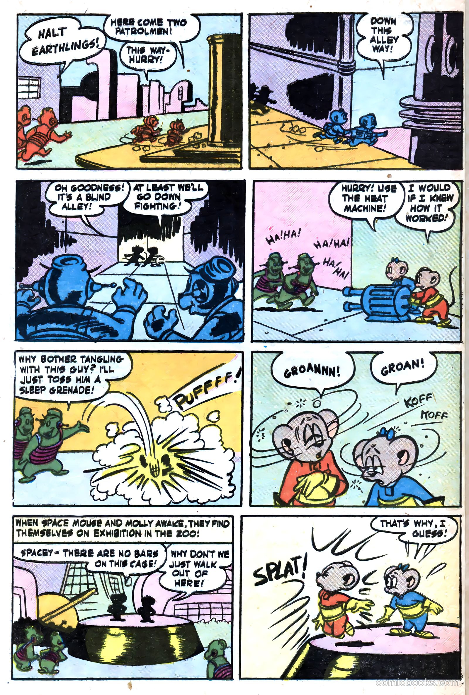 Space Comics #4 (1954) — page 8 of 36