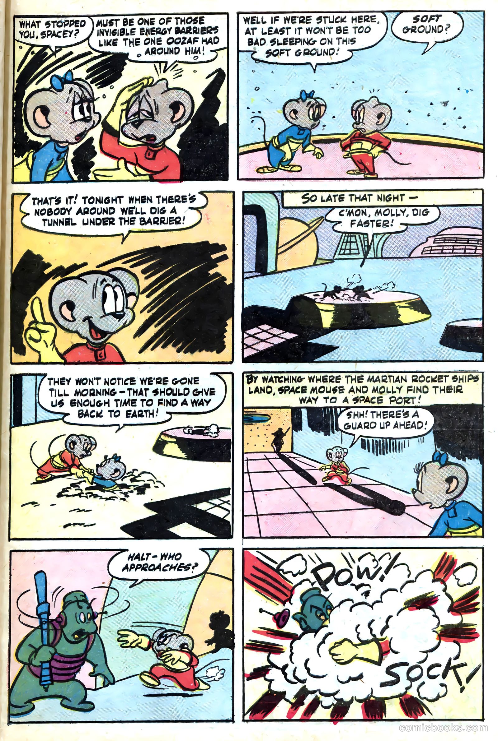 Space Comics #4 (1954) — page 9 of 36