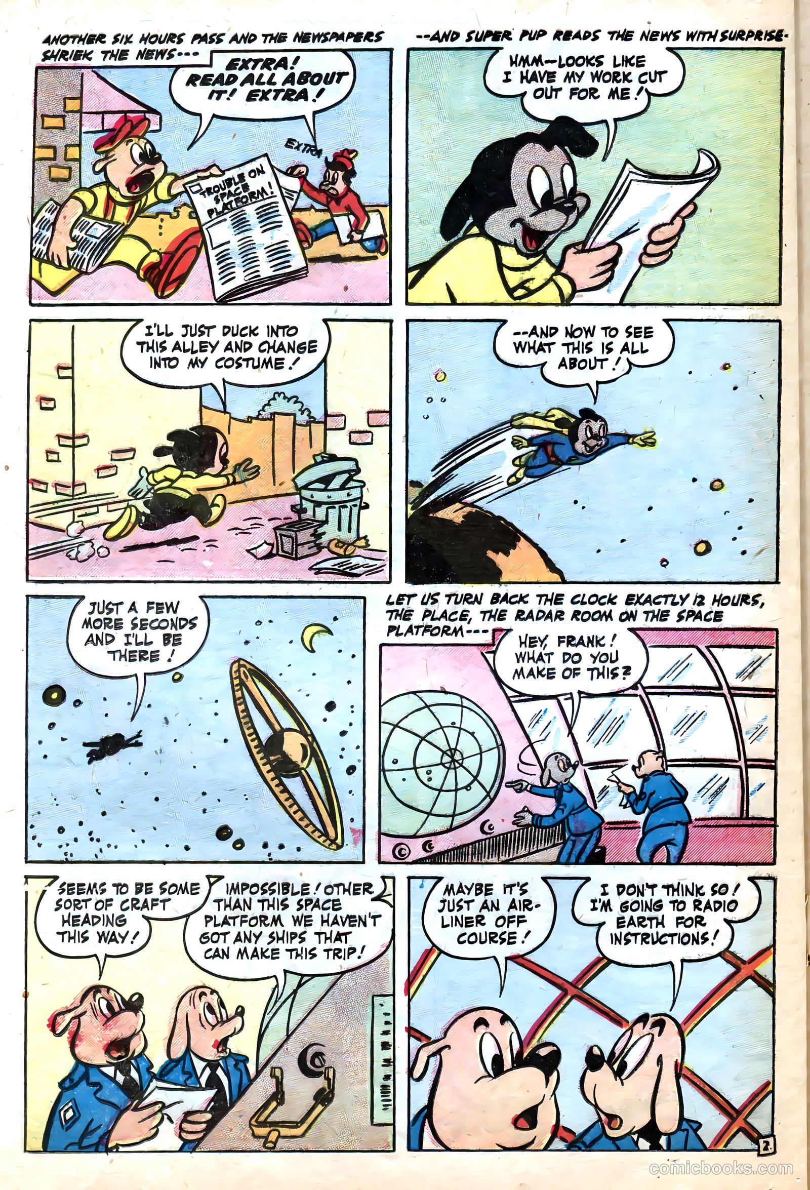 Space Comics #4 (1954) — page 12 of 36