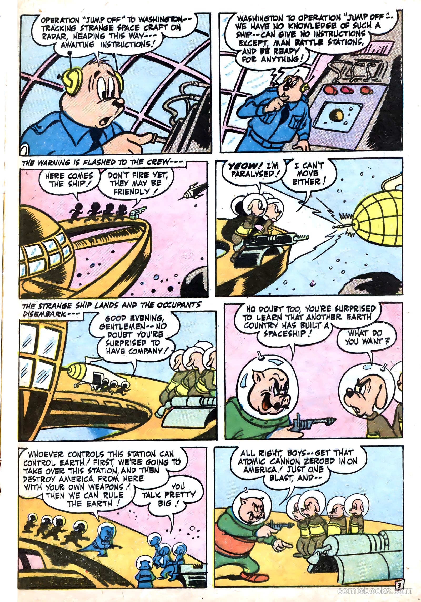 Space Comics #4 (1954) — page 13 of 36