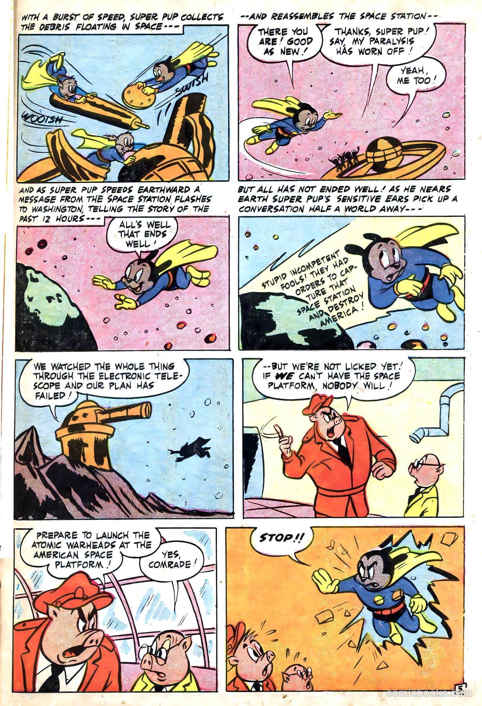 Space Comics #4 (1954) — page 15 of 36