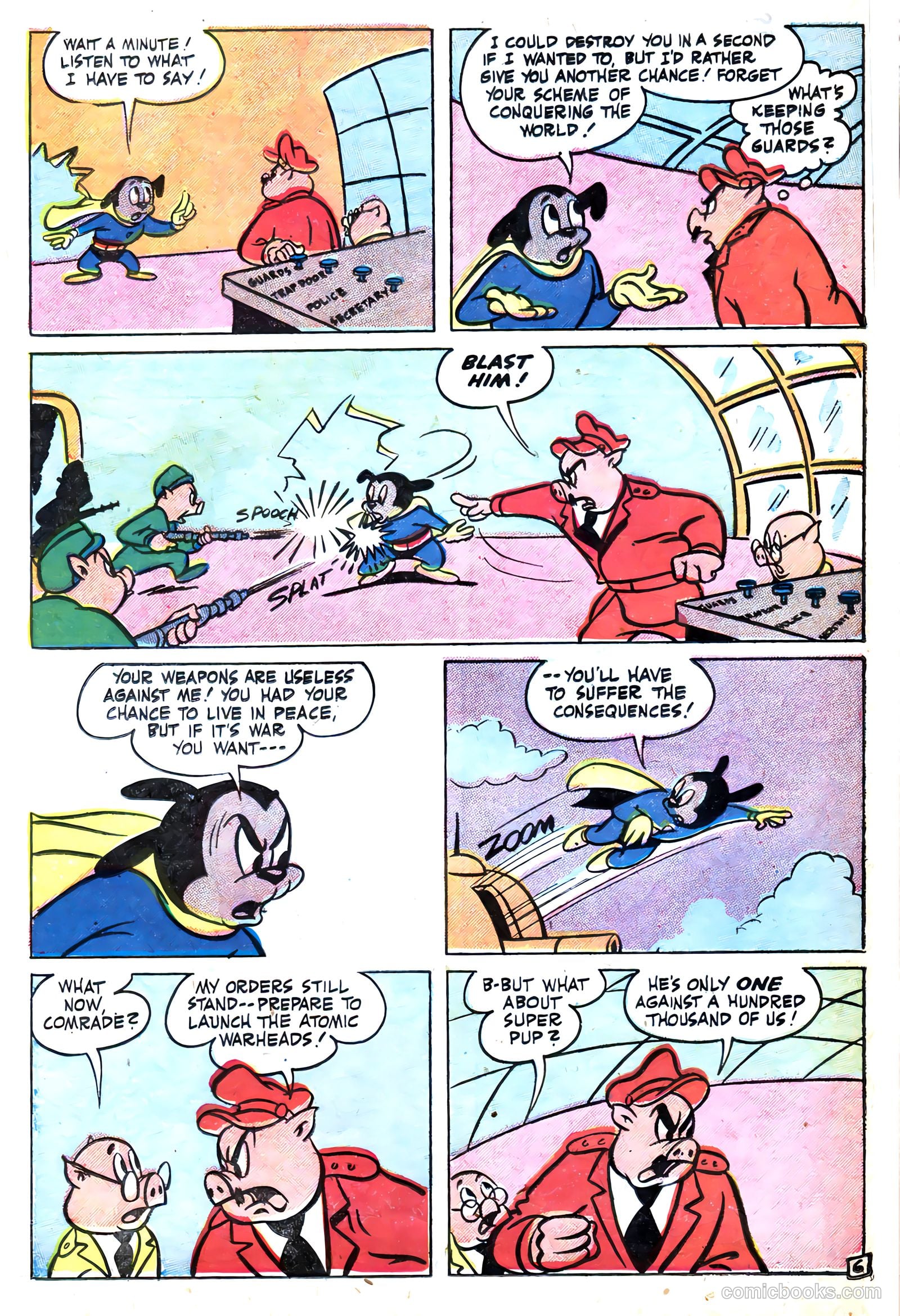 Space Comics #4 (1954) — page 16 of 36