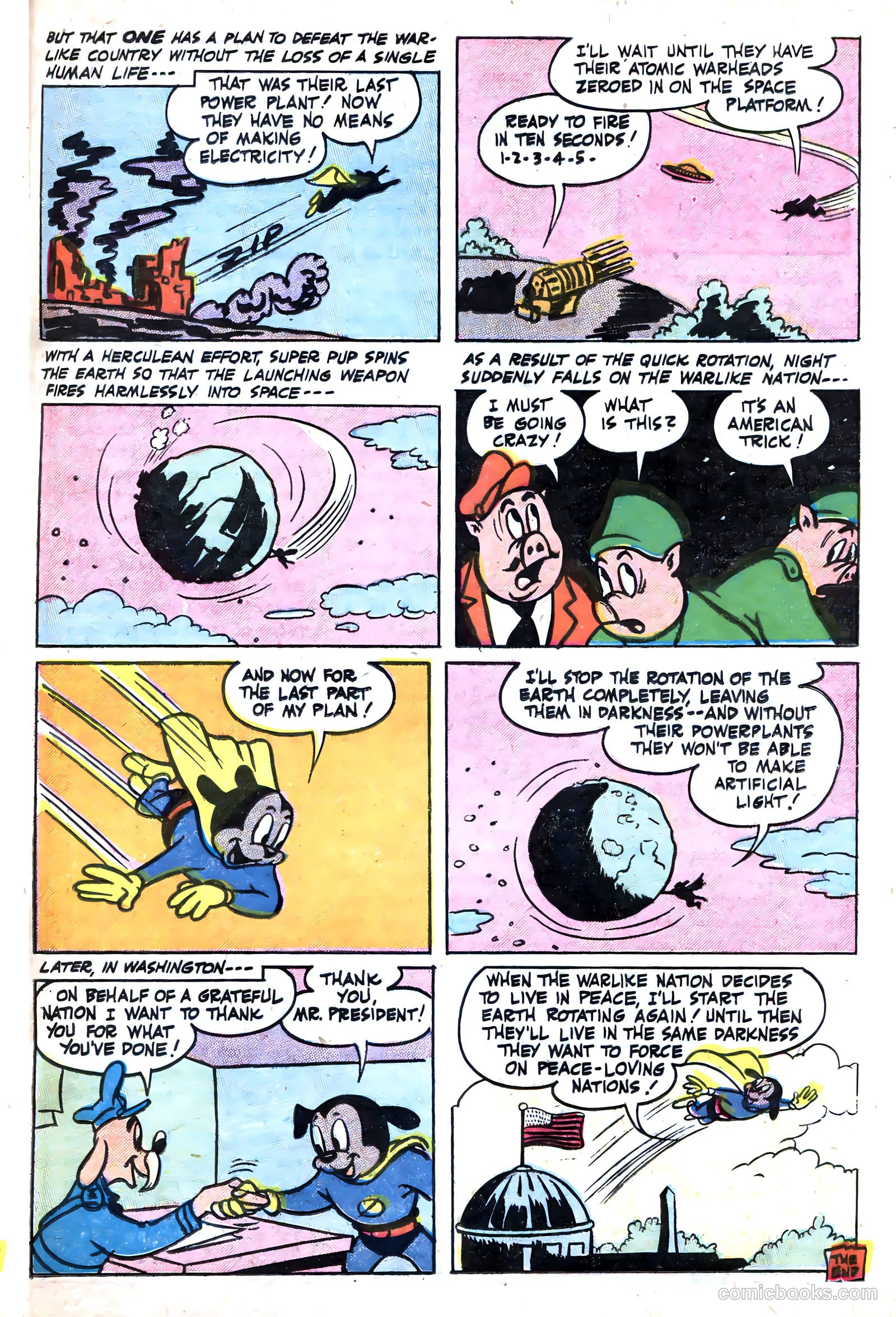 Space Comics #4 (1954) — page 17 of 36