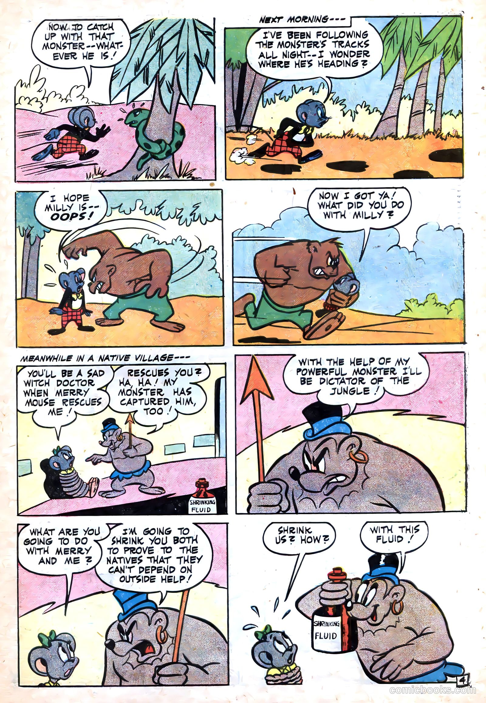 Space Comics #4 (1954) — page 31 of 36