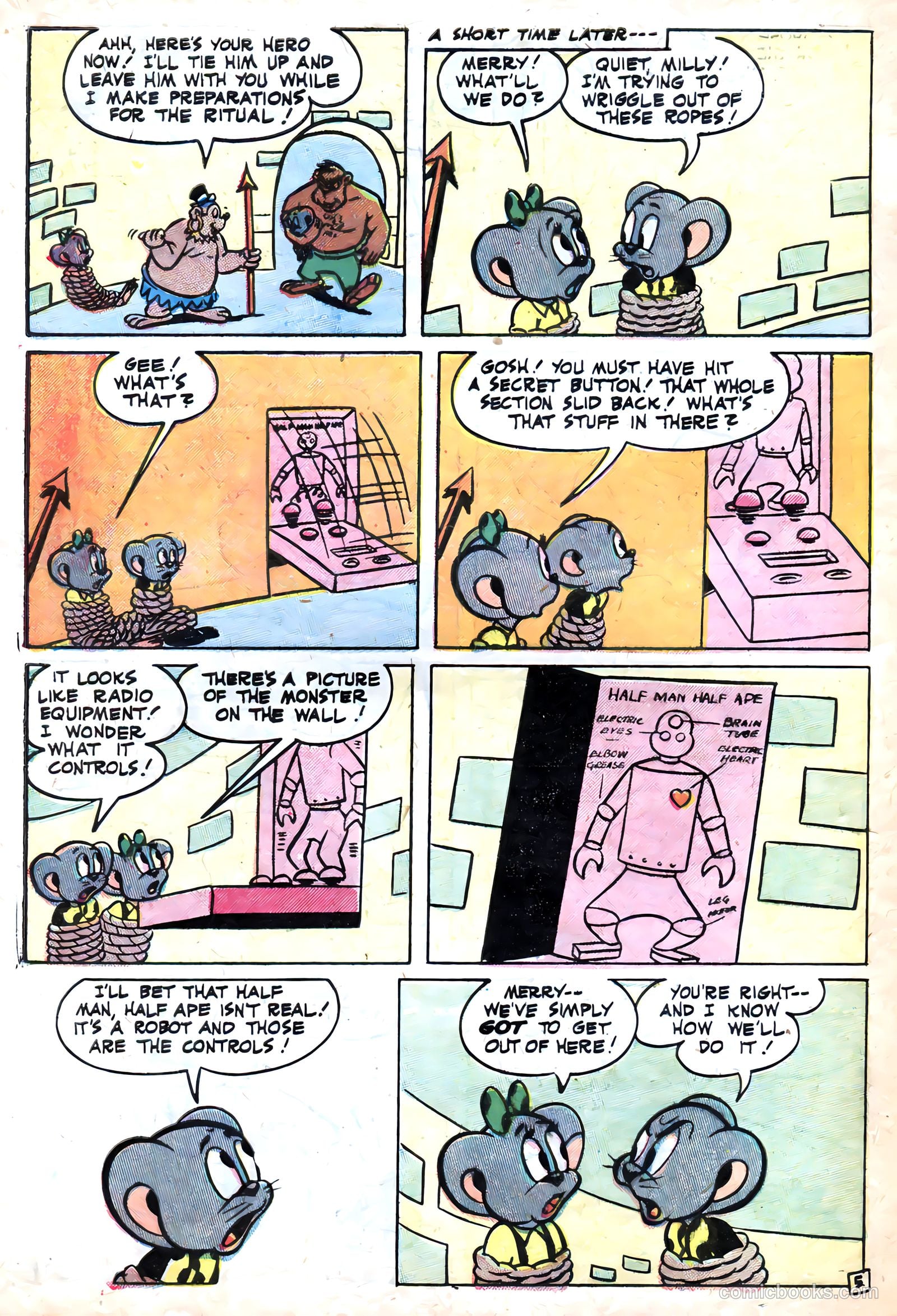 Space Comics #4 (1954) — page 32 of 36