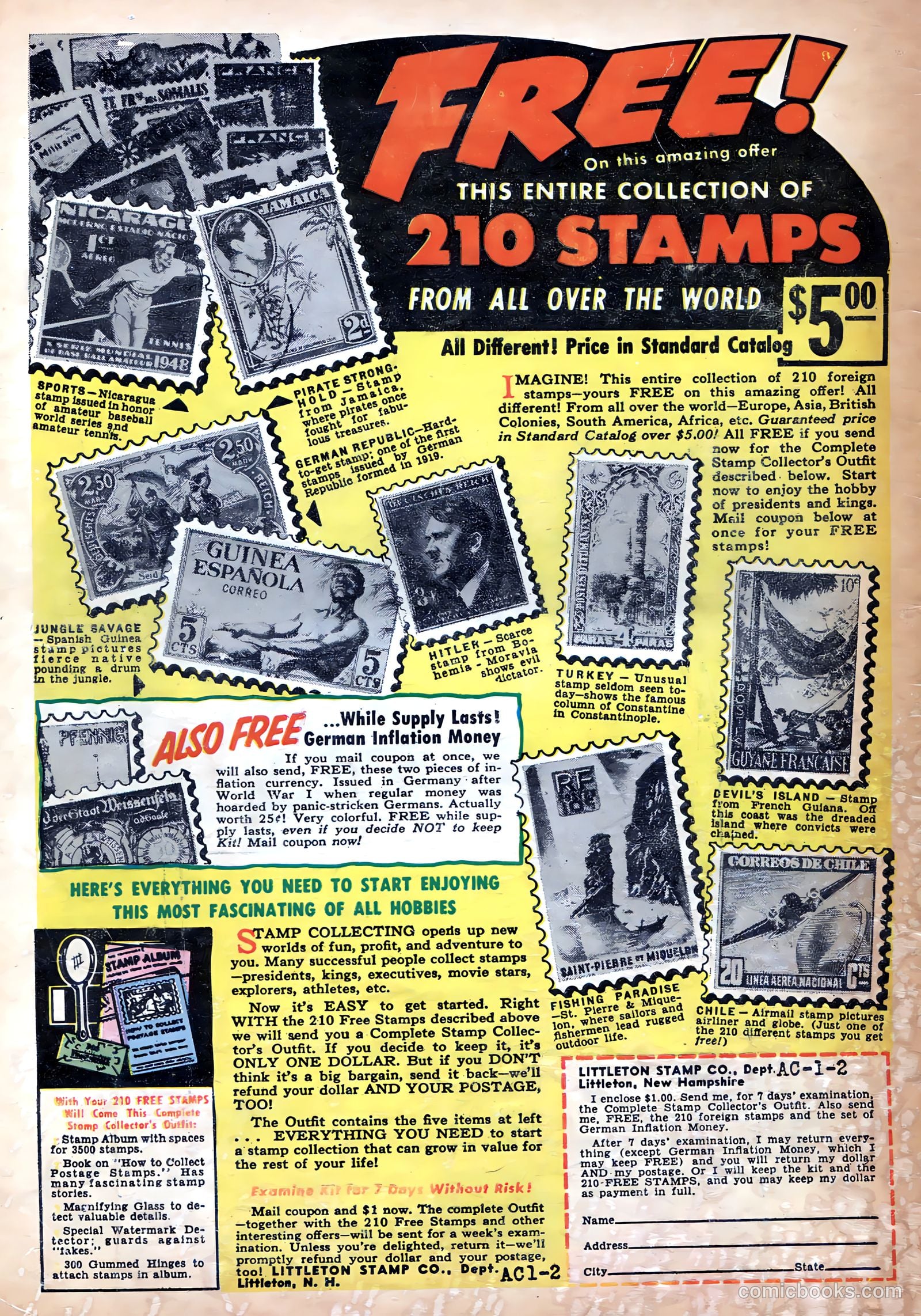 Space Comics #4 (1954) — page 36 of 36